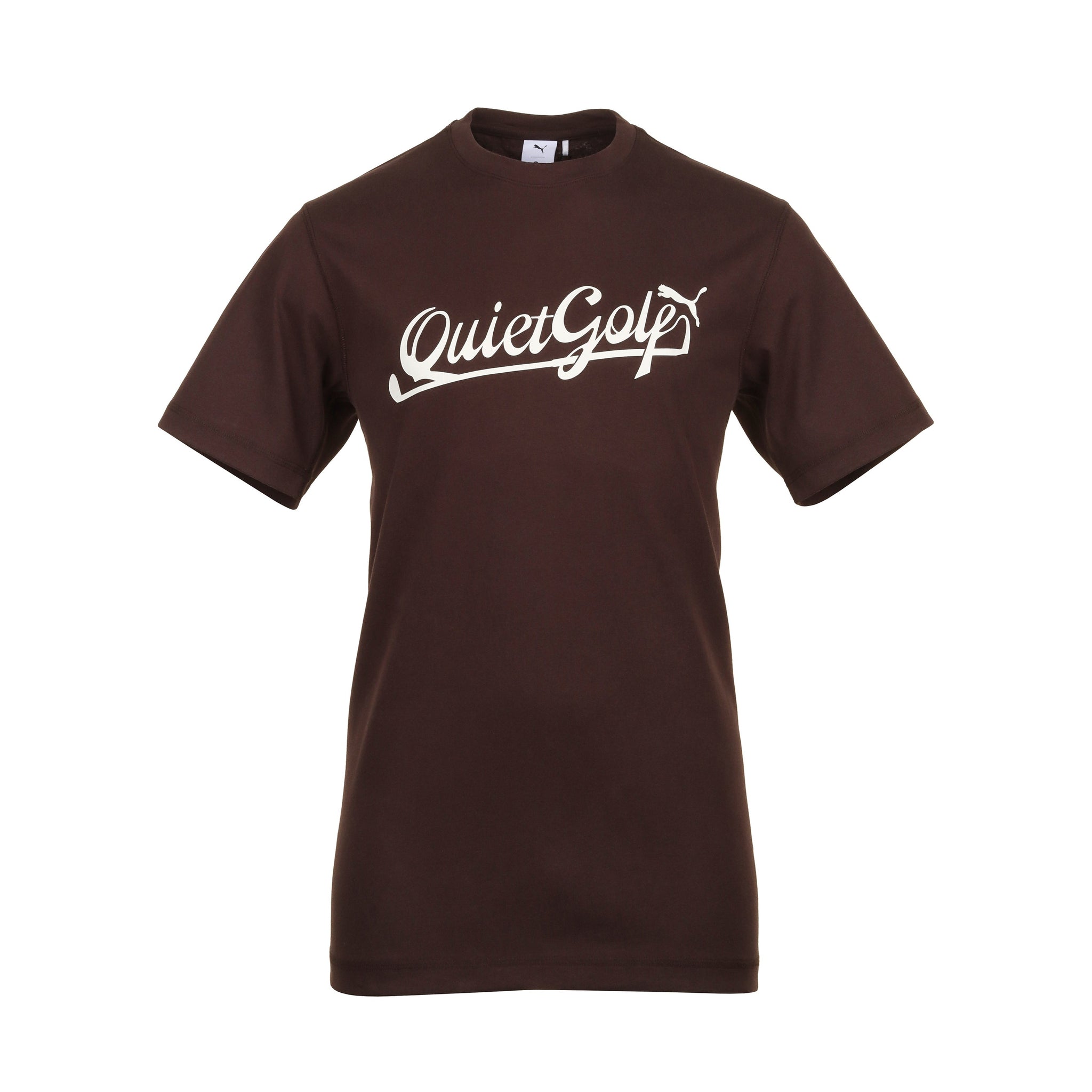 Puma Golf x QGC Script Graphic Tee Dark Chocolate 02