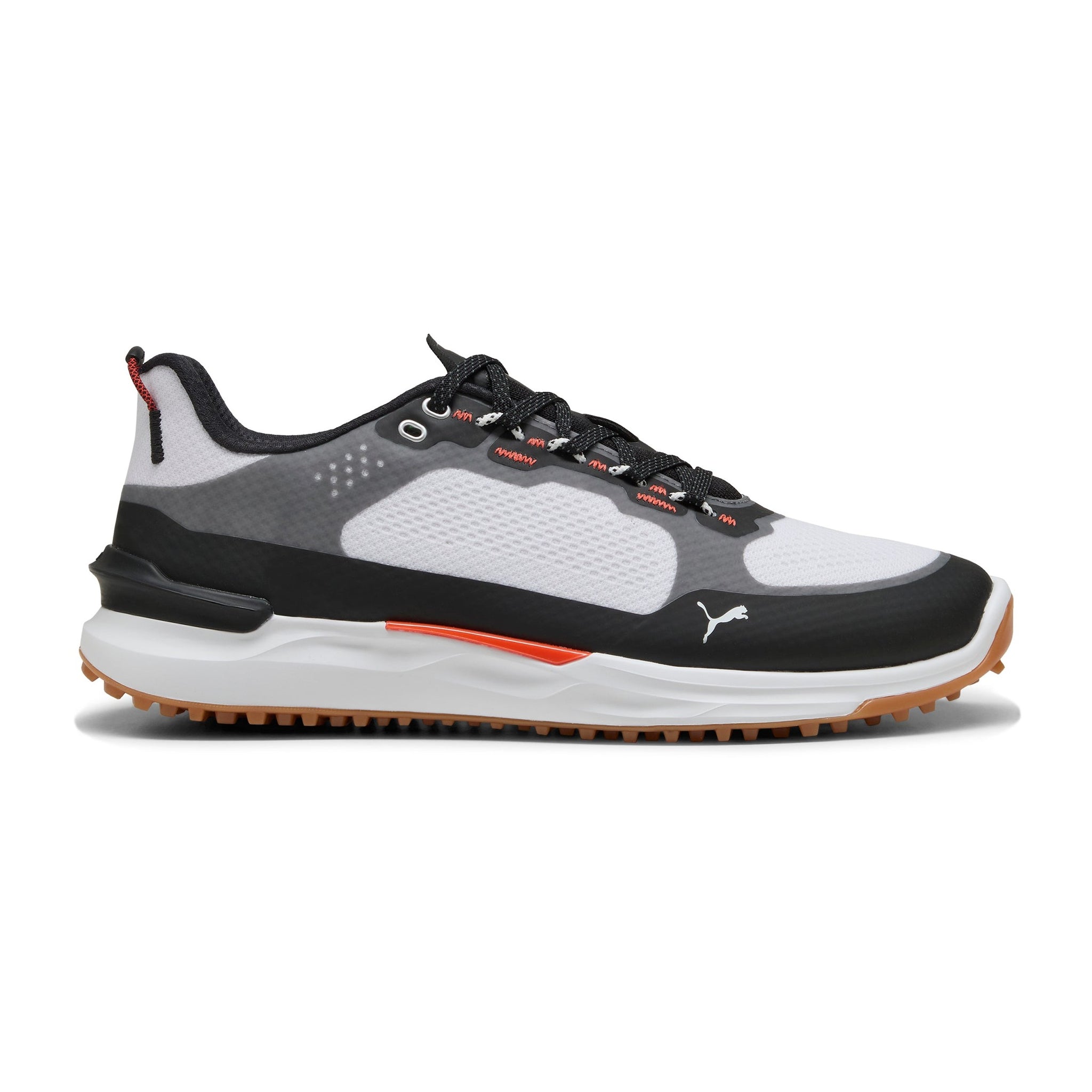 Puma Ignite Elevate X Golf Shoes White/Black/Gum 01