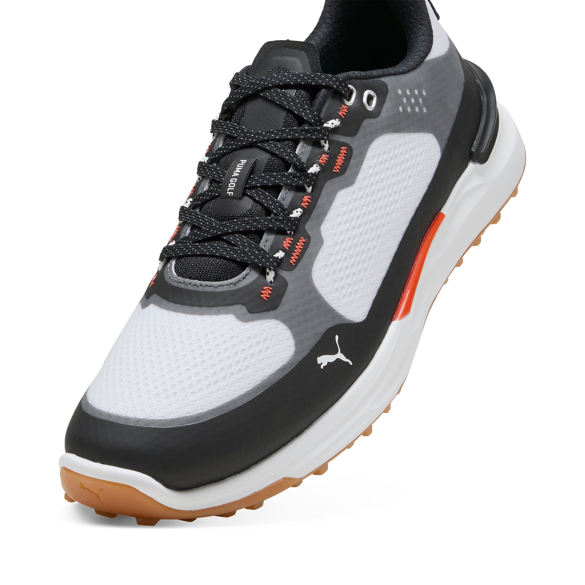 Puma Ignite Elevate X Golf Shoes White/Black/Gum 01