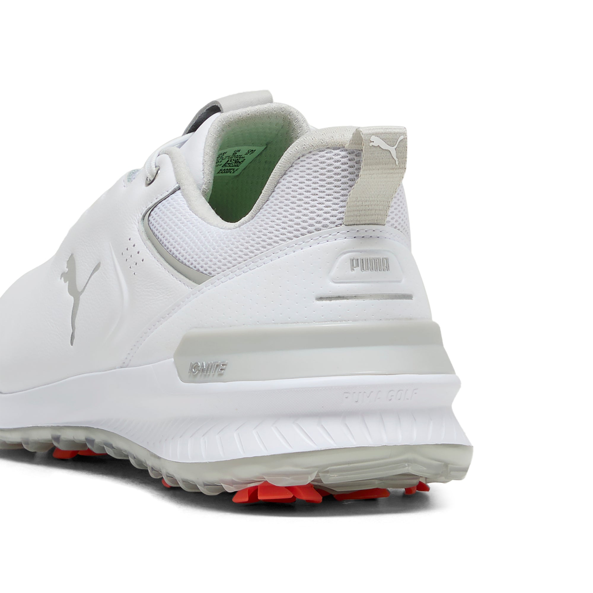 Puma Ignite Innovate Leather Golf Shoes Puma White/Ash Grey 01