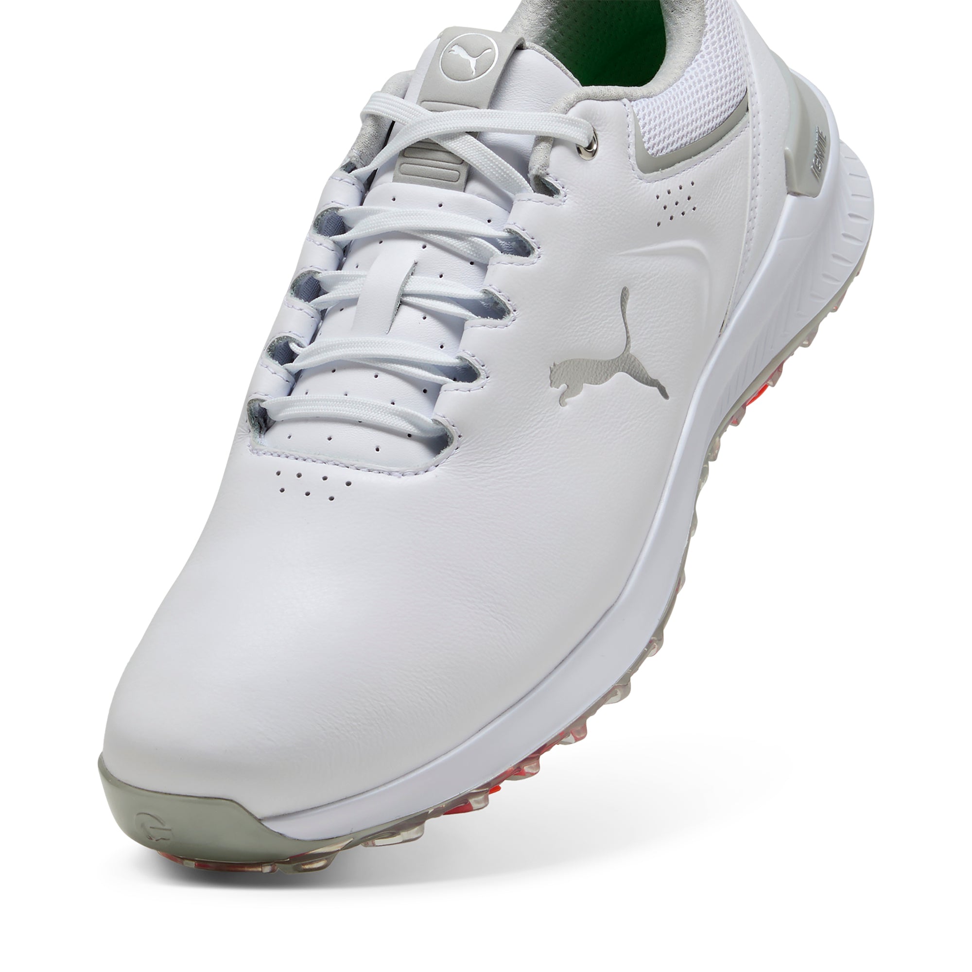Puma Ignite Innovate Leather Golf Shoes Puma White/Ash Grey 01