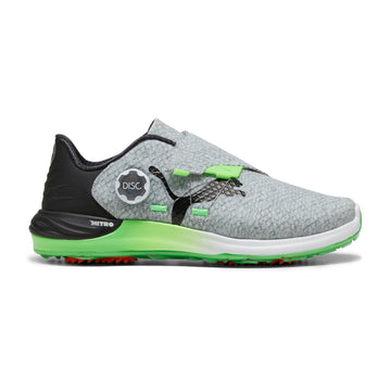 Puma Phantomcat Nitro Disc Golf Shoes White/Black/Fluro Green 01