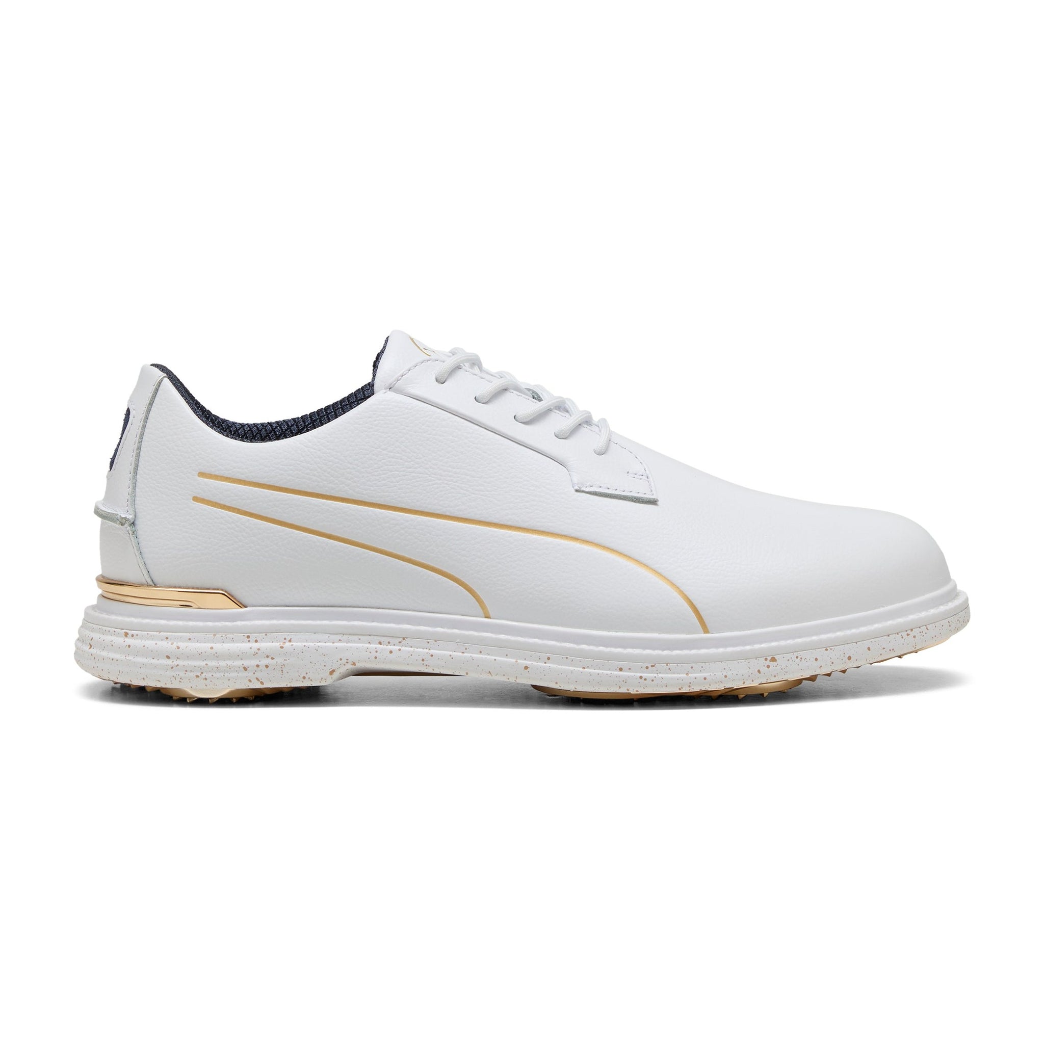 Puma Royale The Players LE Golf Shoes White/Navy/Gold 01
