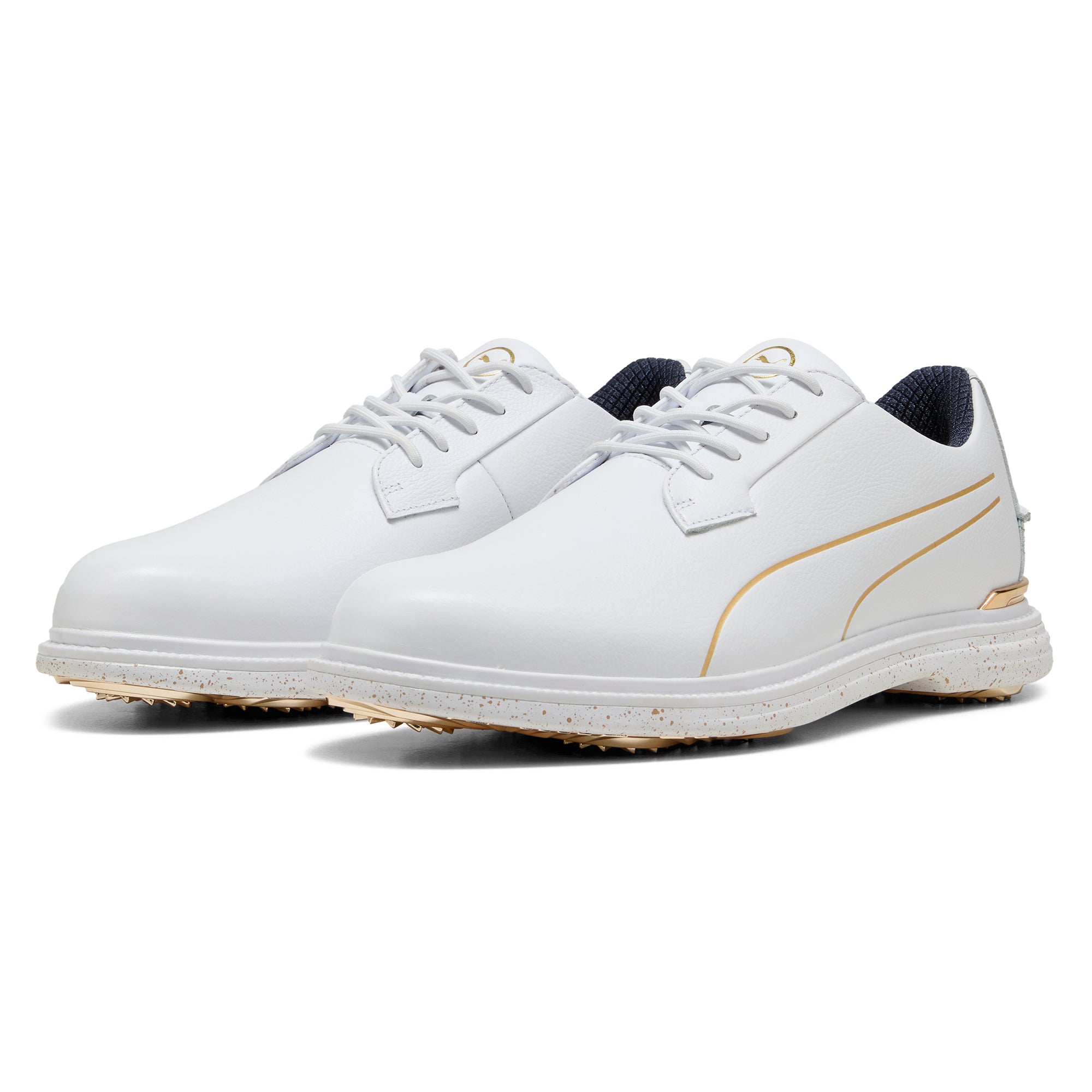 Puma Royale The Players LE Golf Shoes White/Navy/Gold 01