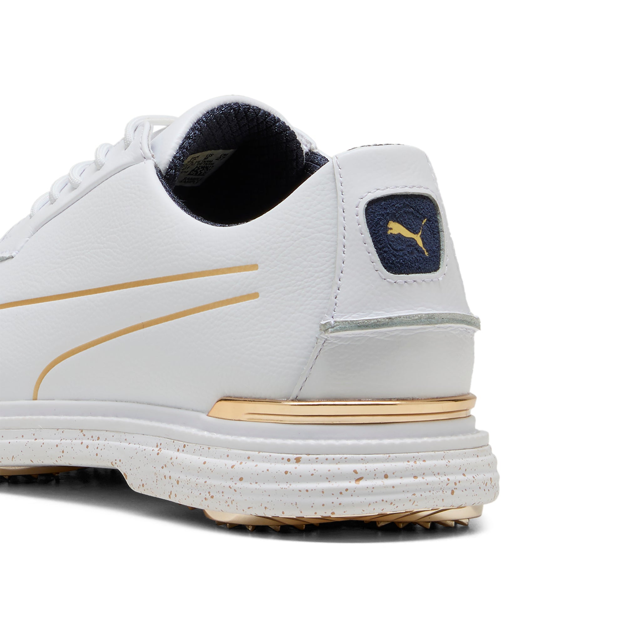 Puma Royale The Players LE Golf Shoes White/Navy/Gold 01