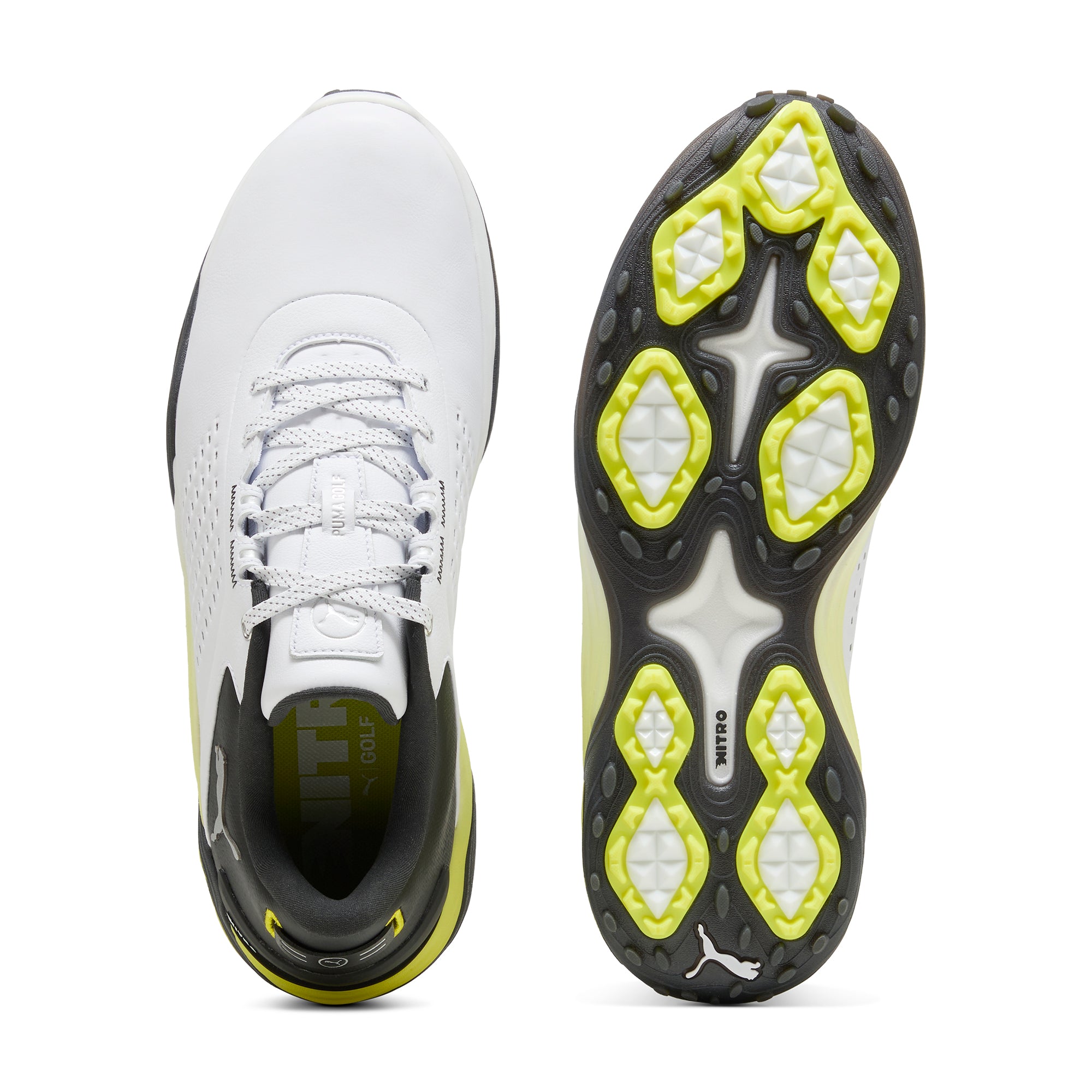 Puma Shadowcat Nitro Leather Golf Shoes Puma White/Puma Black 04