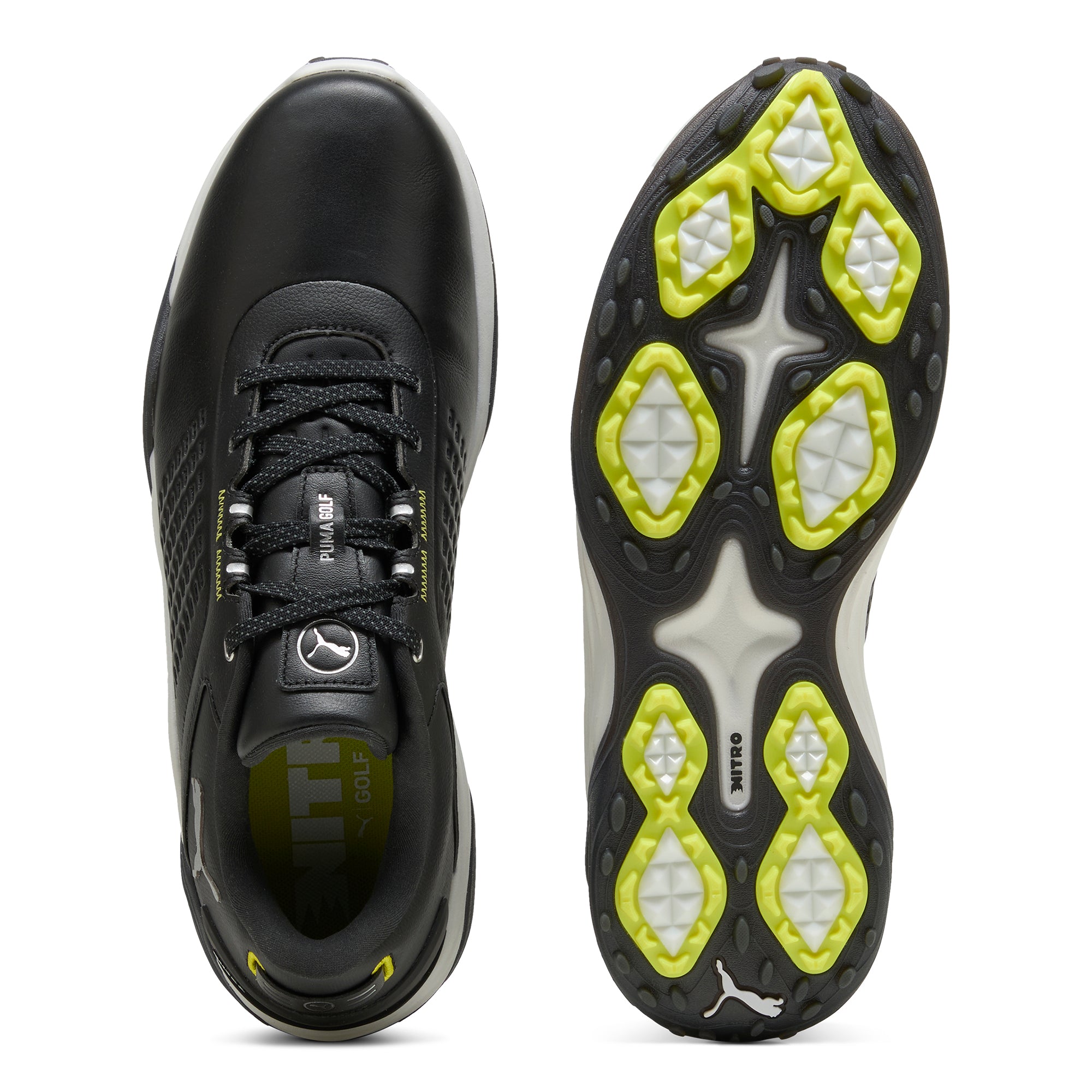 Puma Shadowcat Nitro Leather Golf Shoes Puma Black/Puma White 02
