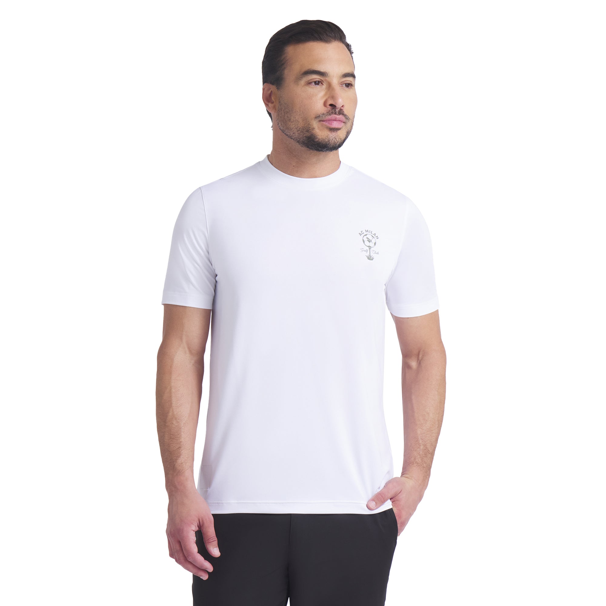 Puma x AC Milan Golf Club T-Shirt - White Glow 01 - 633747-01