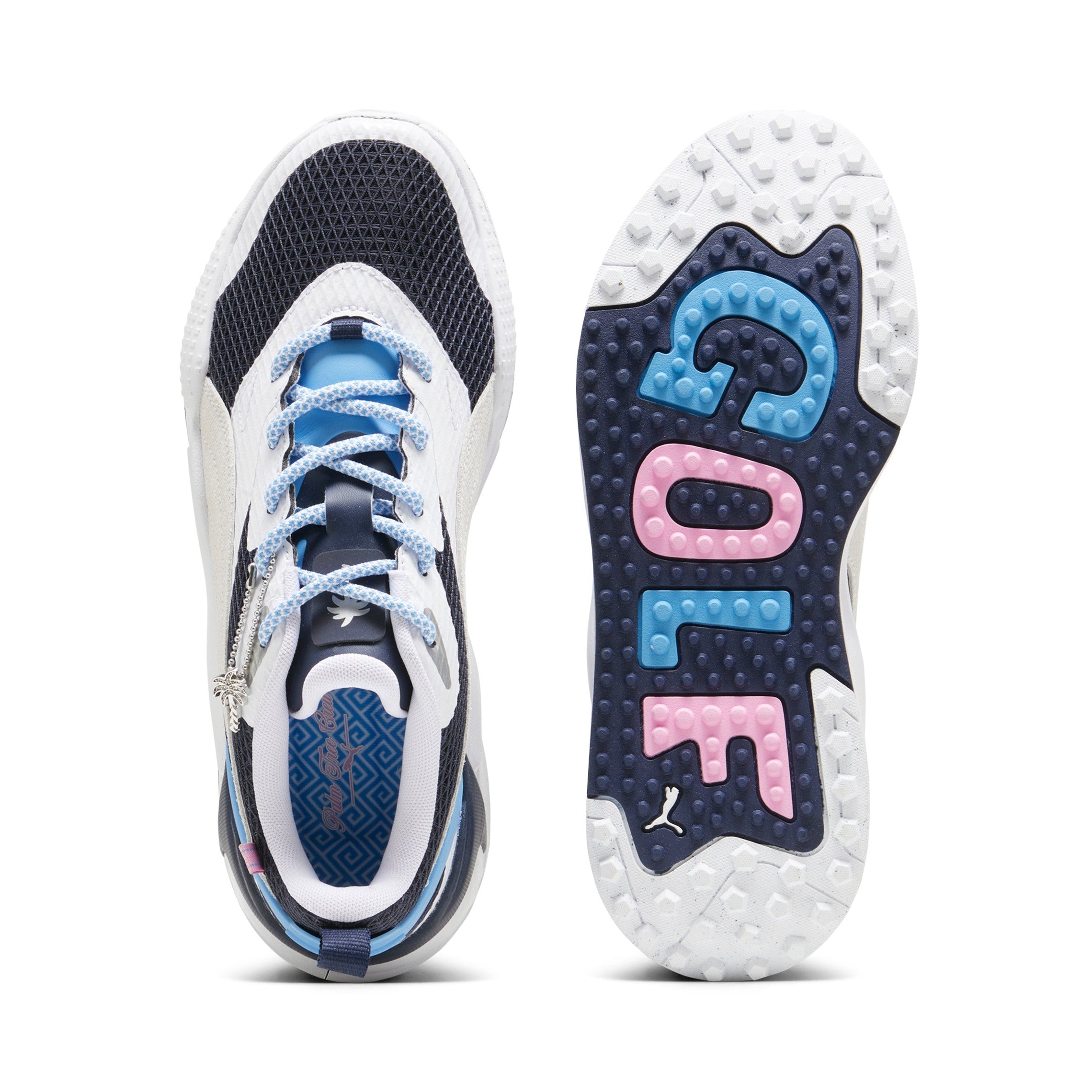 Puma x PTC GS-X Efekt Golf Shoes - White/Deep Navy 01
