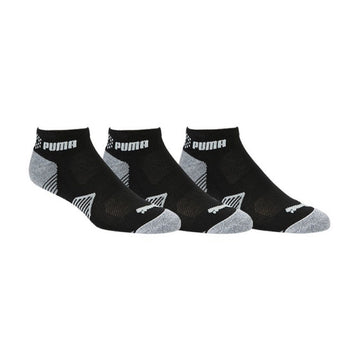 Puma Golf Essential 1/4 Cut Socks - 3 Pack Black 02