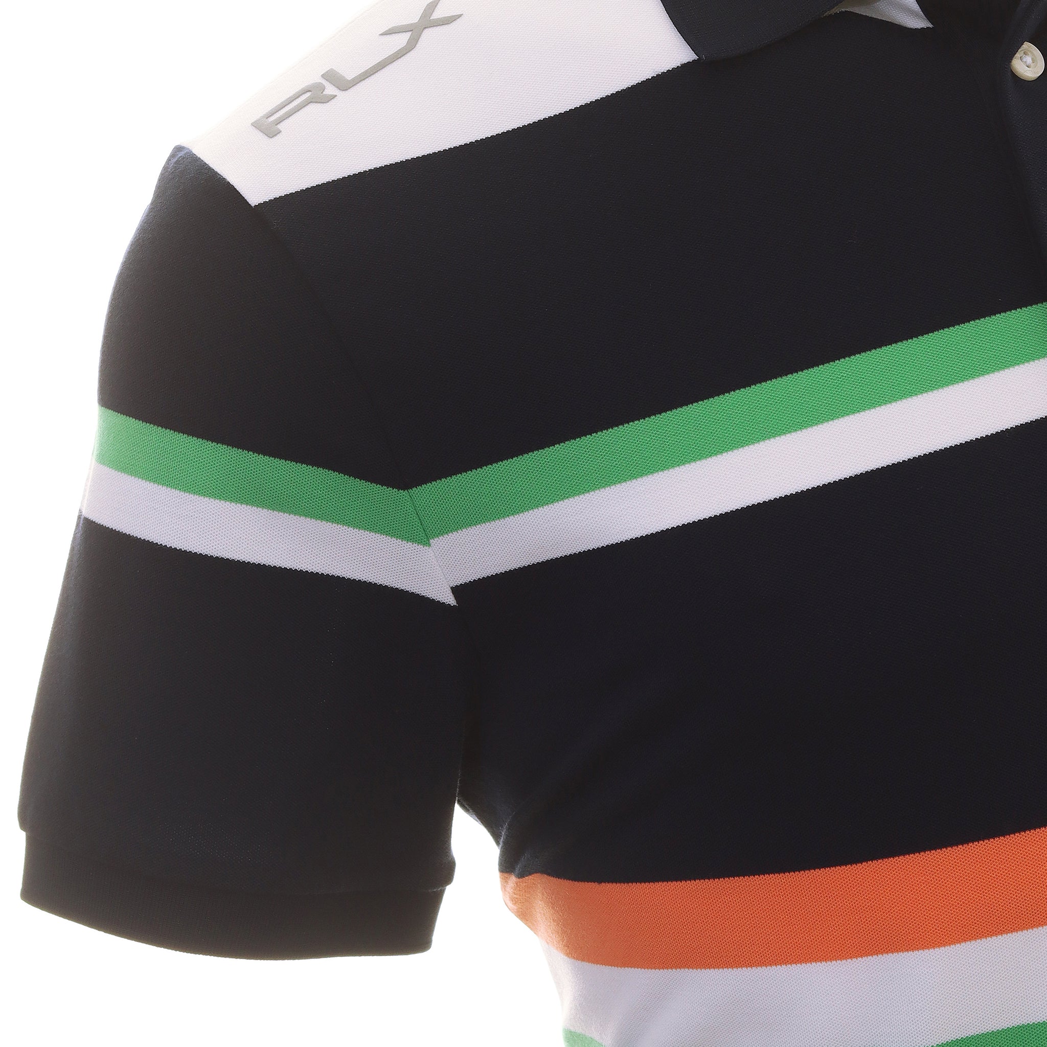 RLX Ralph Lauren Block Stripe Polo Shirt