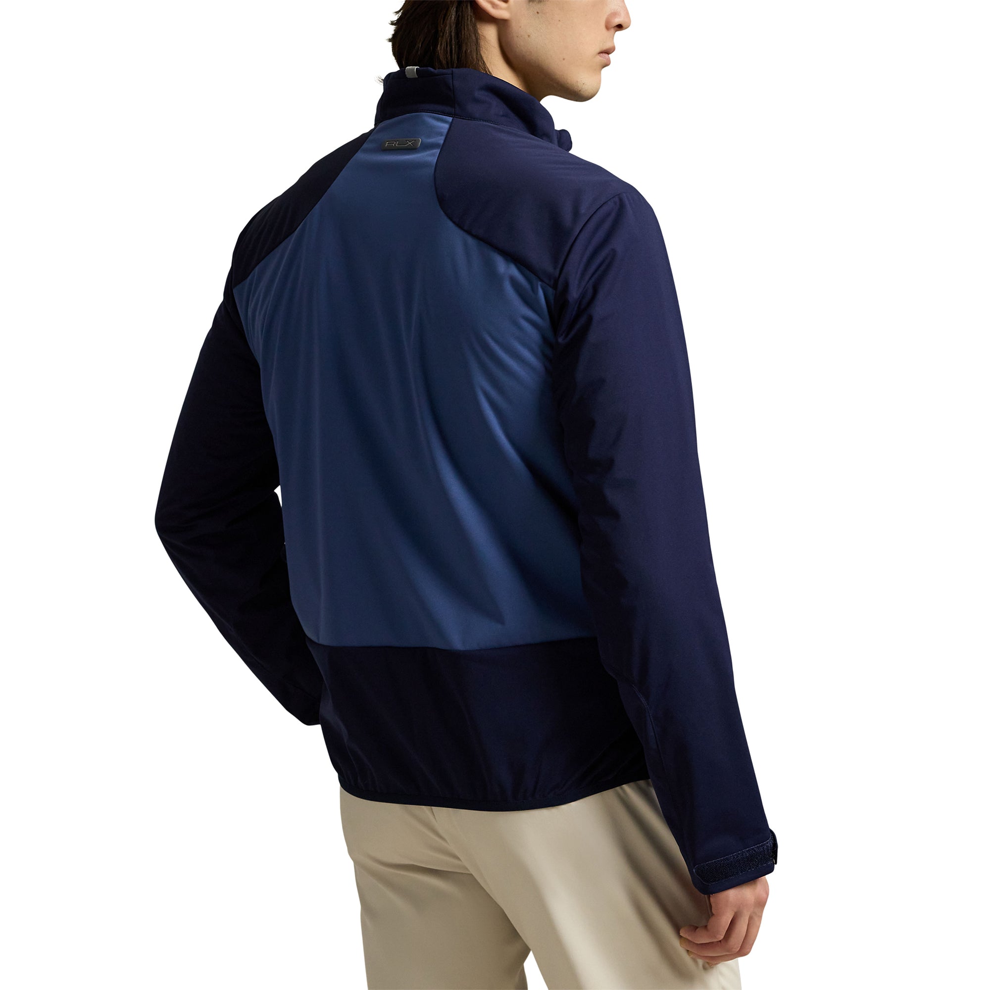 RLX Ralph Lauren Colour Block Packable Golf Jacket - Old Royal