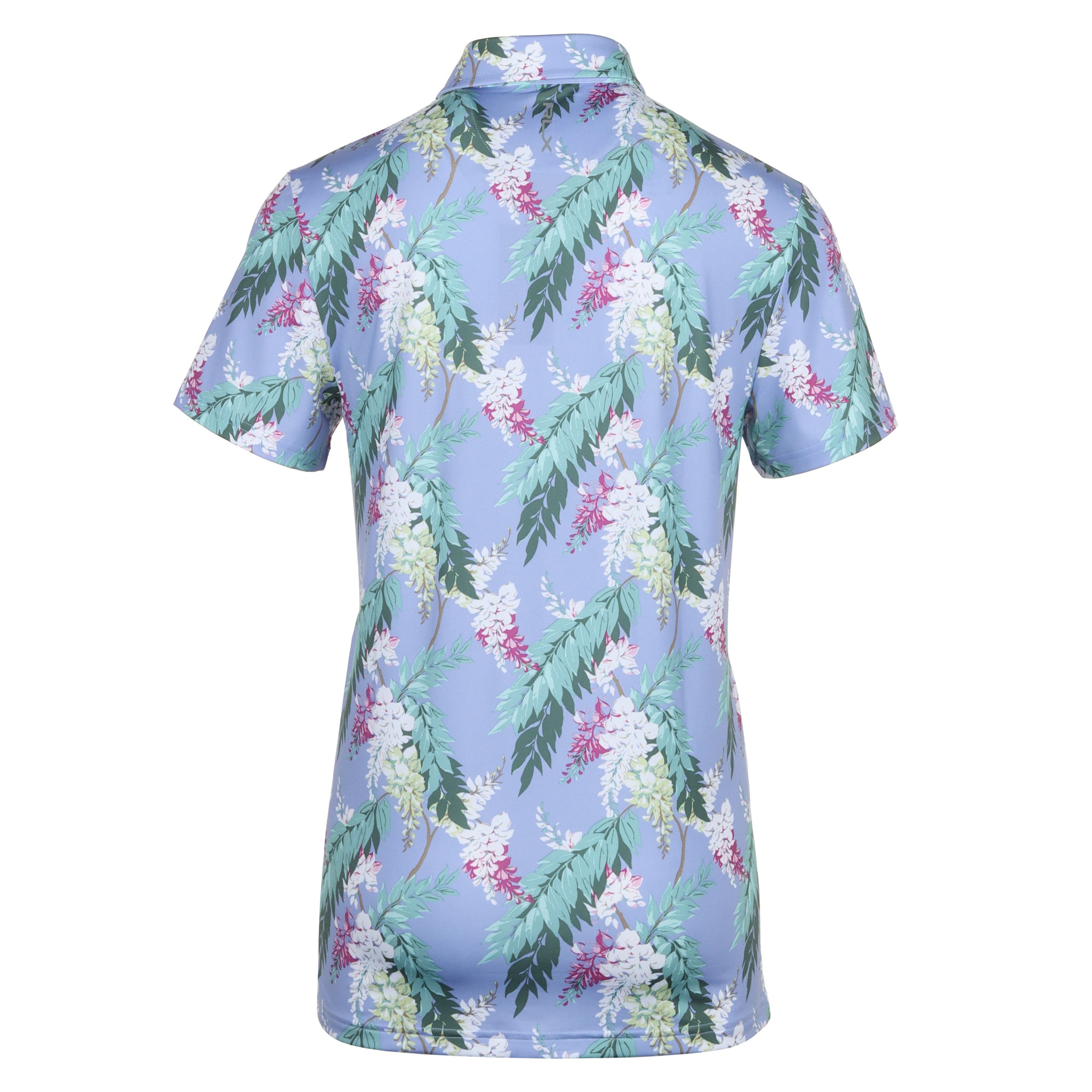 RLX Ralph Lauren Graphic Print Polo Shirt Estate Blue/Wisteria/Vine 001