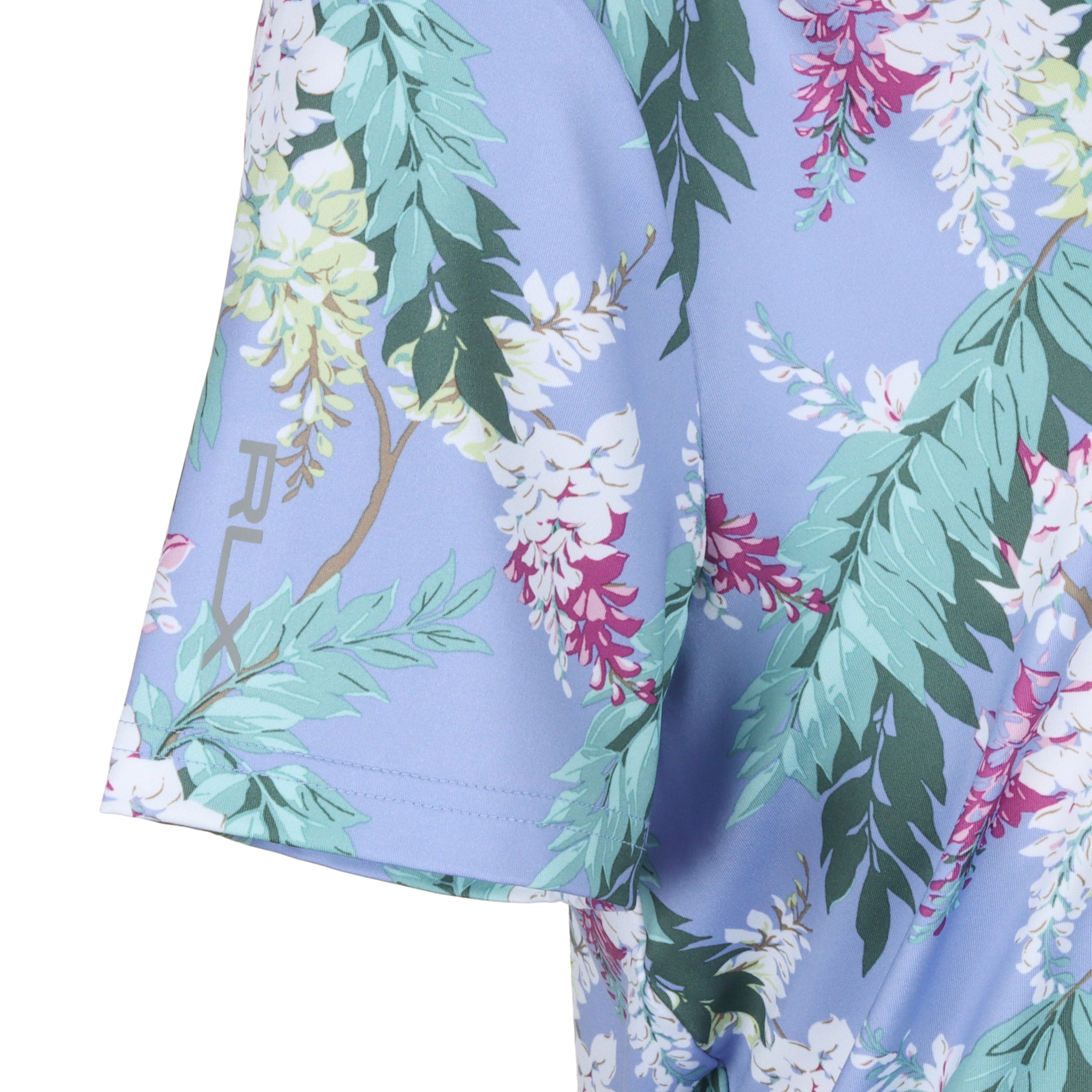 RLX Ralph Lauren Graphic Print Polo Shirt Estate Blue/Wisteria/Vine 001