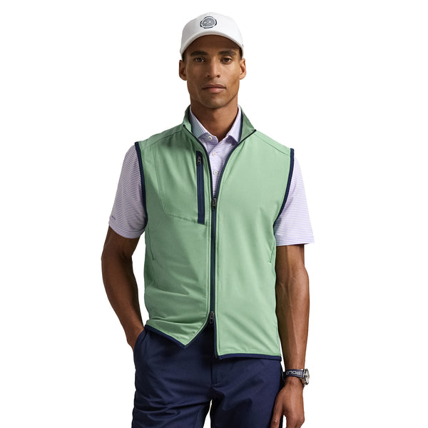 RLX Ralph Lauren Stretch Full Zip Vest - Faded Mint 006