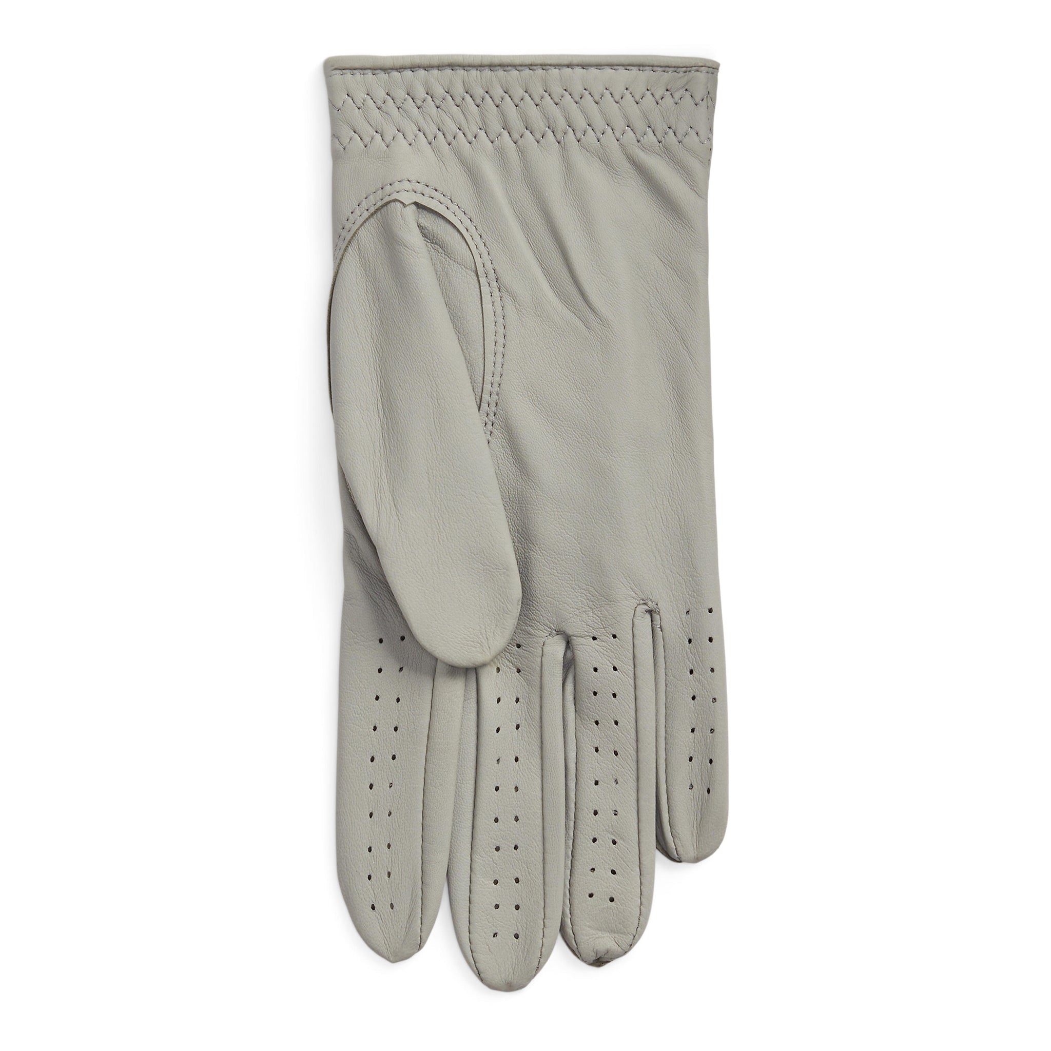 RLX Ralph Lauren Leather Golf Glove - MRH Peak Grey 004