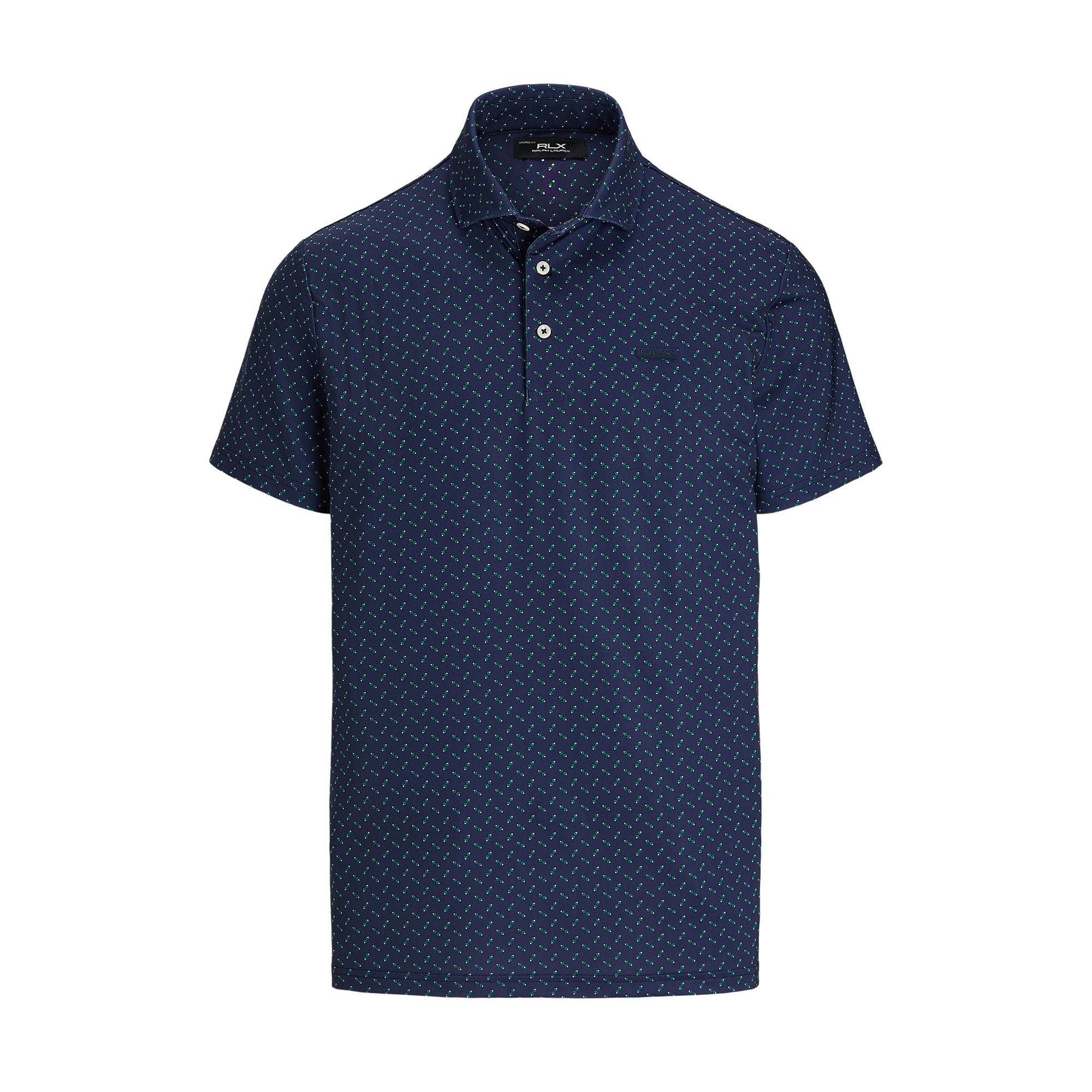 RLX Ralph Lauren Multi Deco Toss Polo Shirt Refined Navy 001