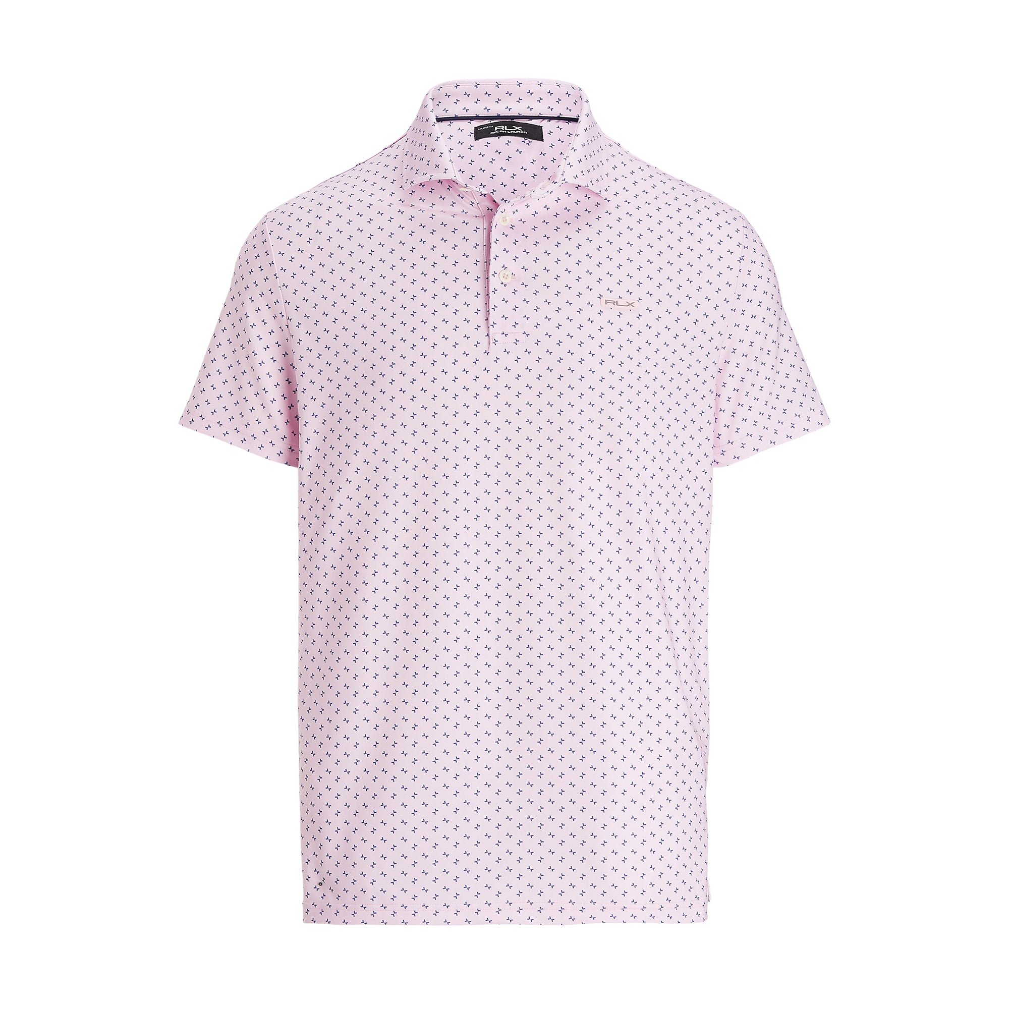 RLX Ralph Lauren Multi Deco Toss Polo Shirt - Garden Pink