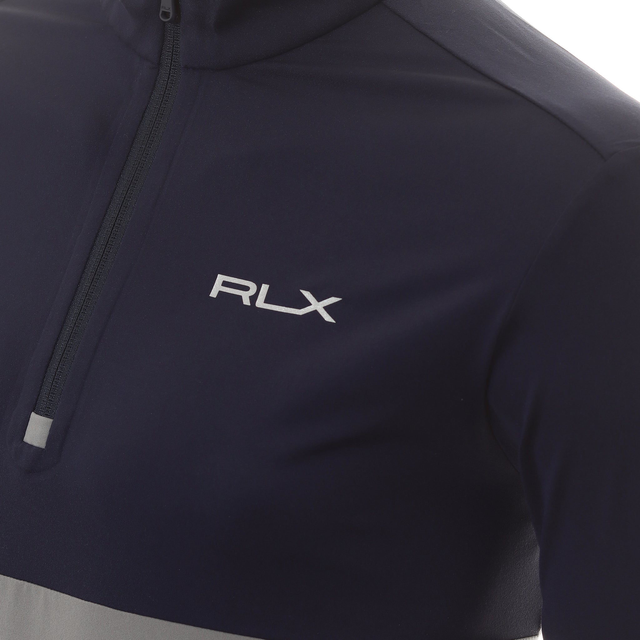 RLX Ralph Lauren Peached Midlayer Half Zip 785915600 Peak Grey Refined ...