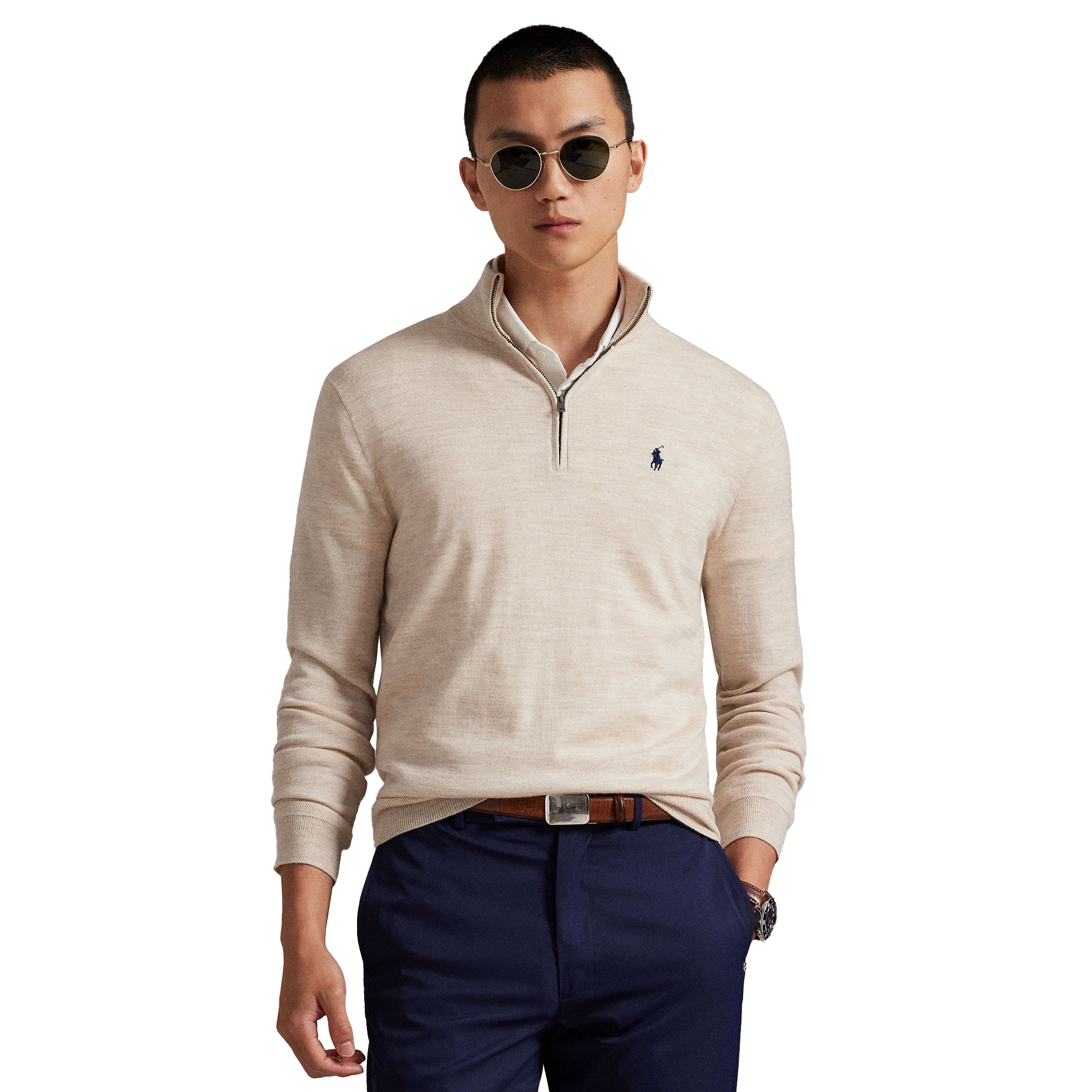 RLX Ralph Lauren Performance 1/4 Zip - Tide Pool Blue