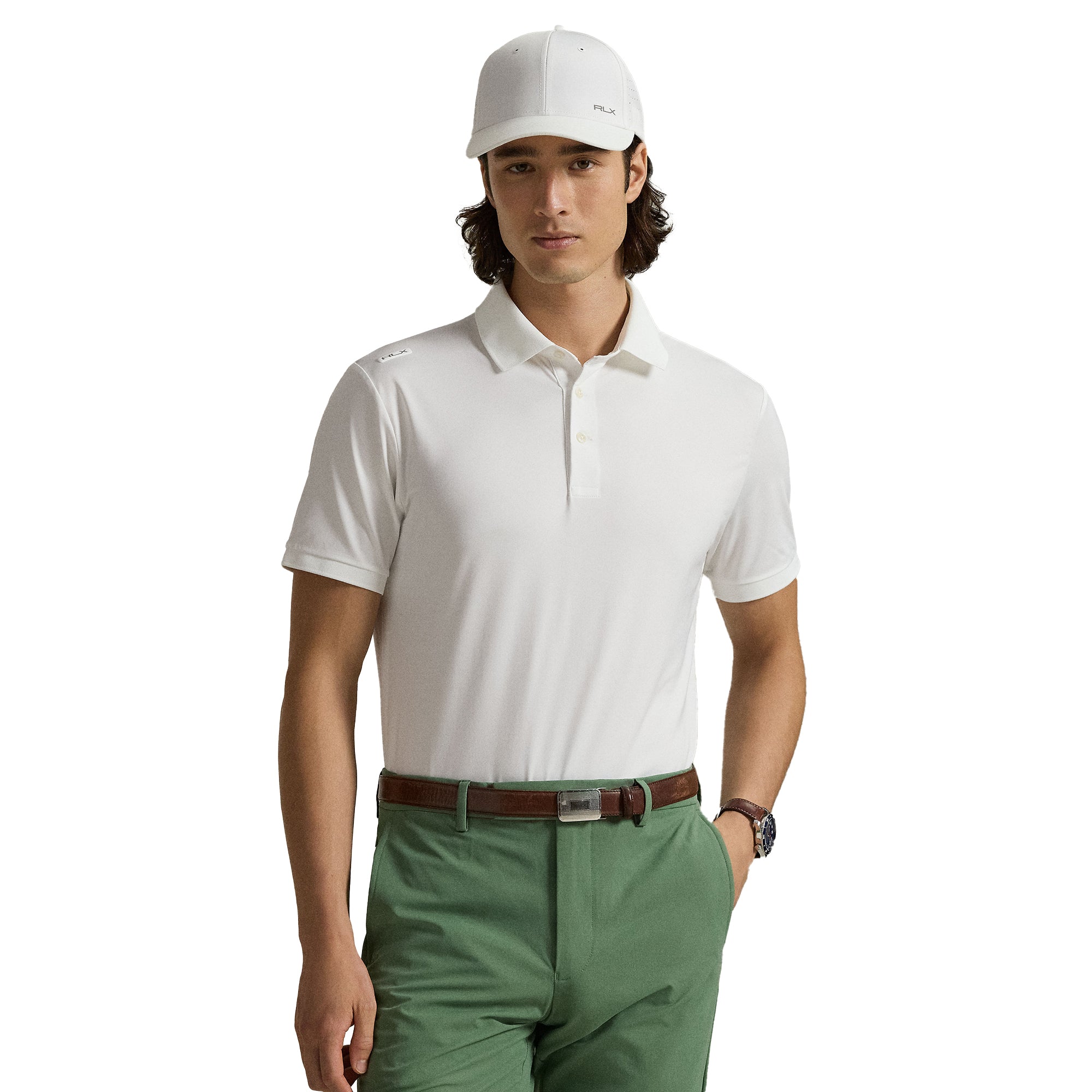 RLX Ralph Lauren Performance Polo Shirt - Office Blue 007