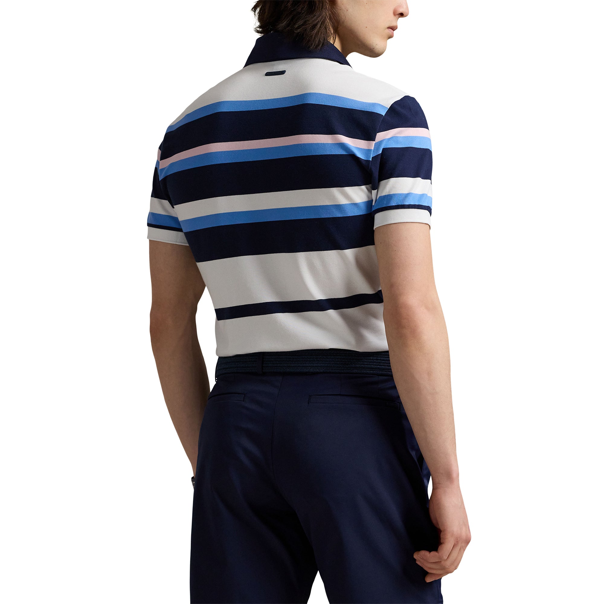 RLX Ralph Lauren Performance Stripe Polo Shirt