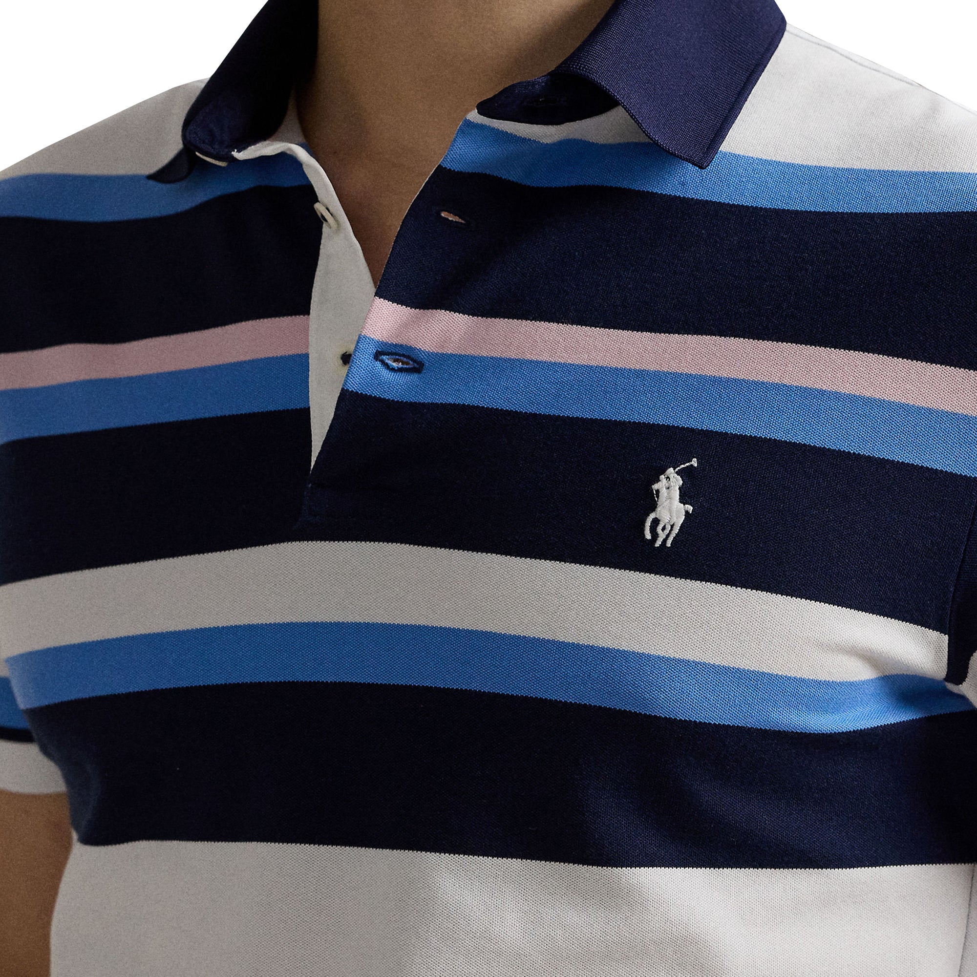 RLX Ralph Lauren Performance Stripe Polo Shirt