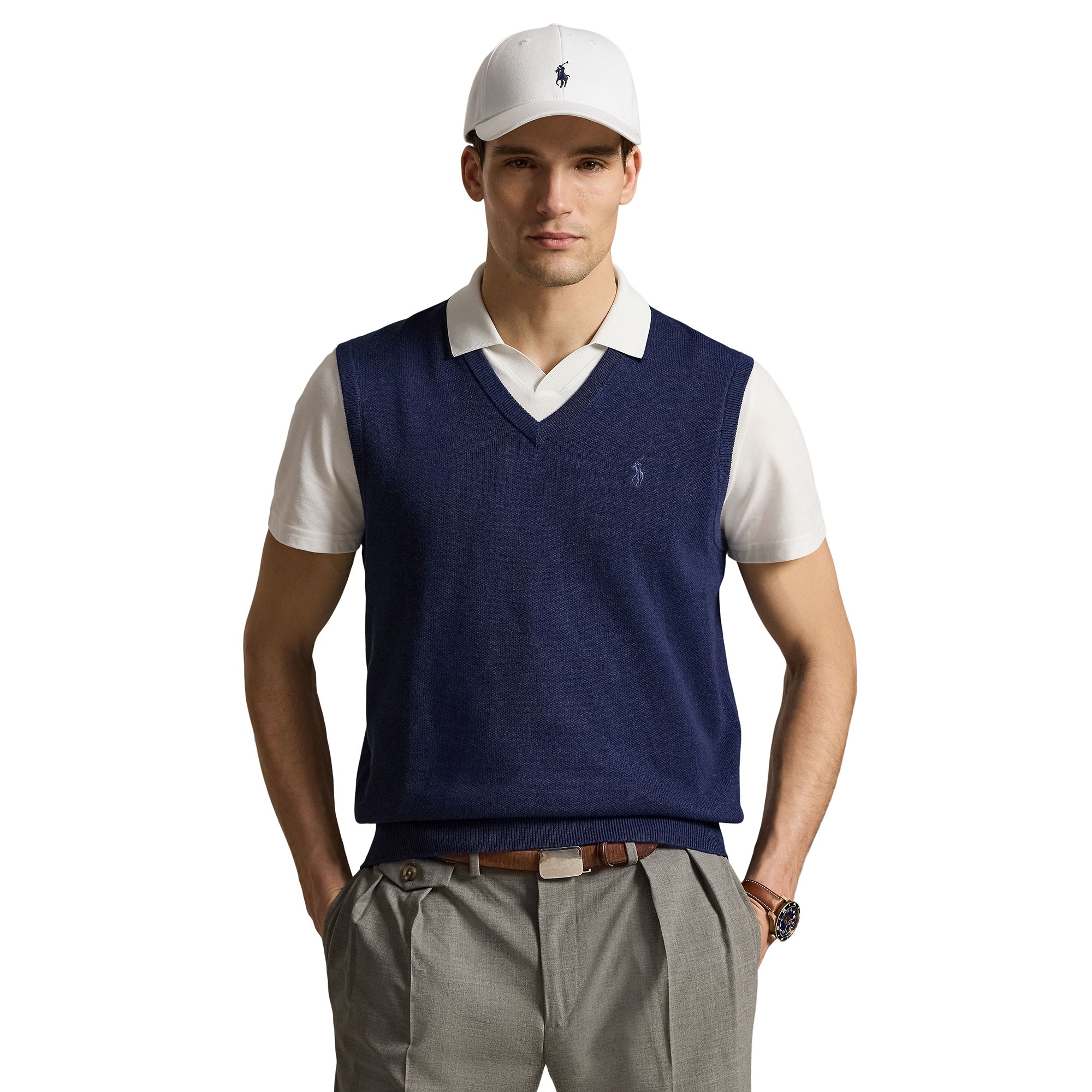 RLX Ralph Lauren Performance Golf Sweater Golf Vest - Refined Navy