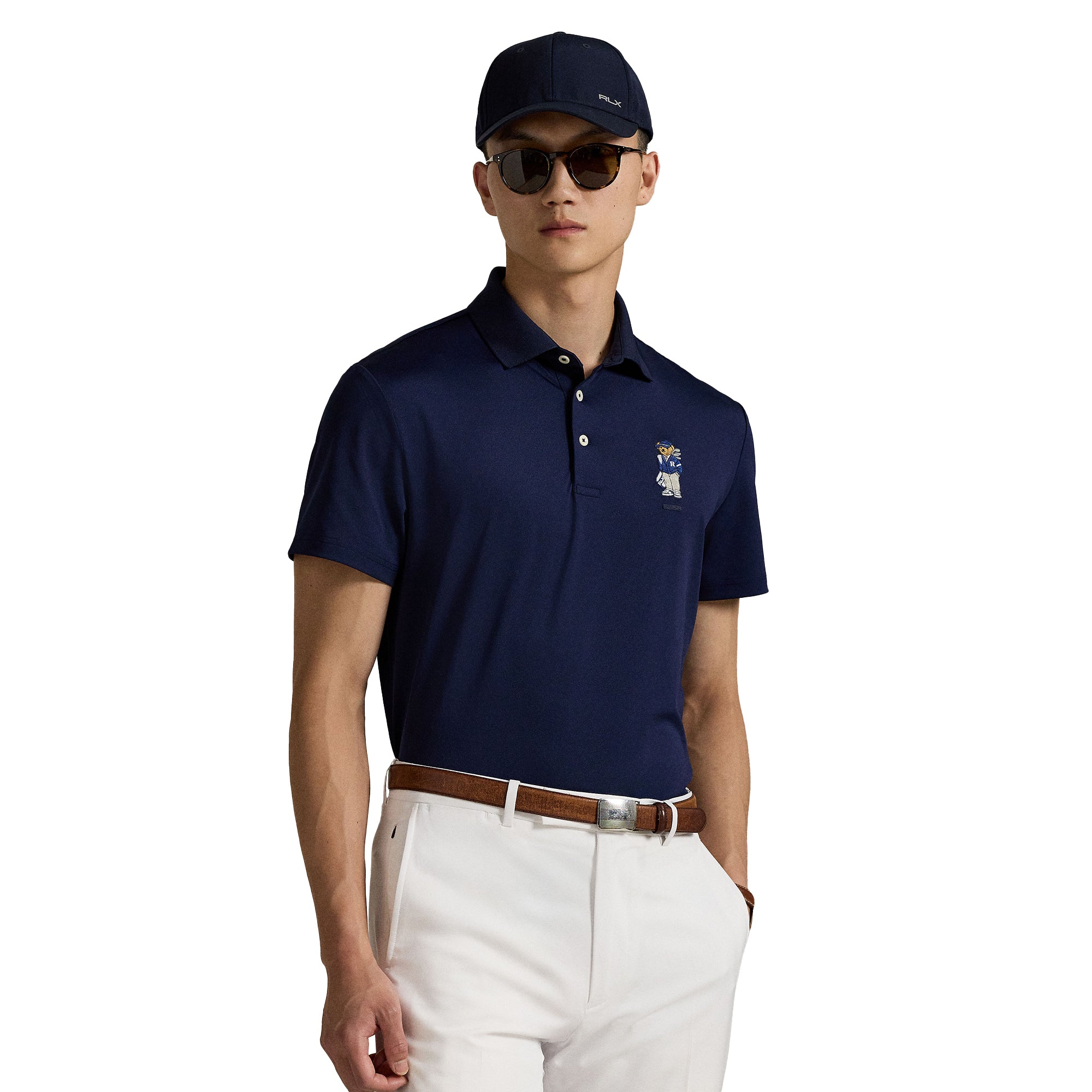 RLX Ralph Lauren Polo Bear Polo Shirt - Ceramic White 002