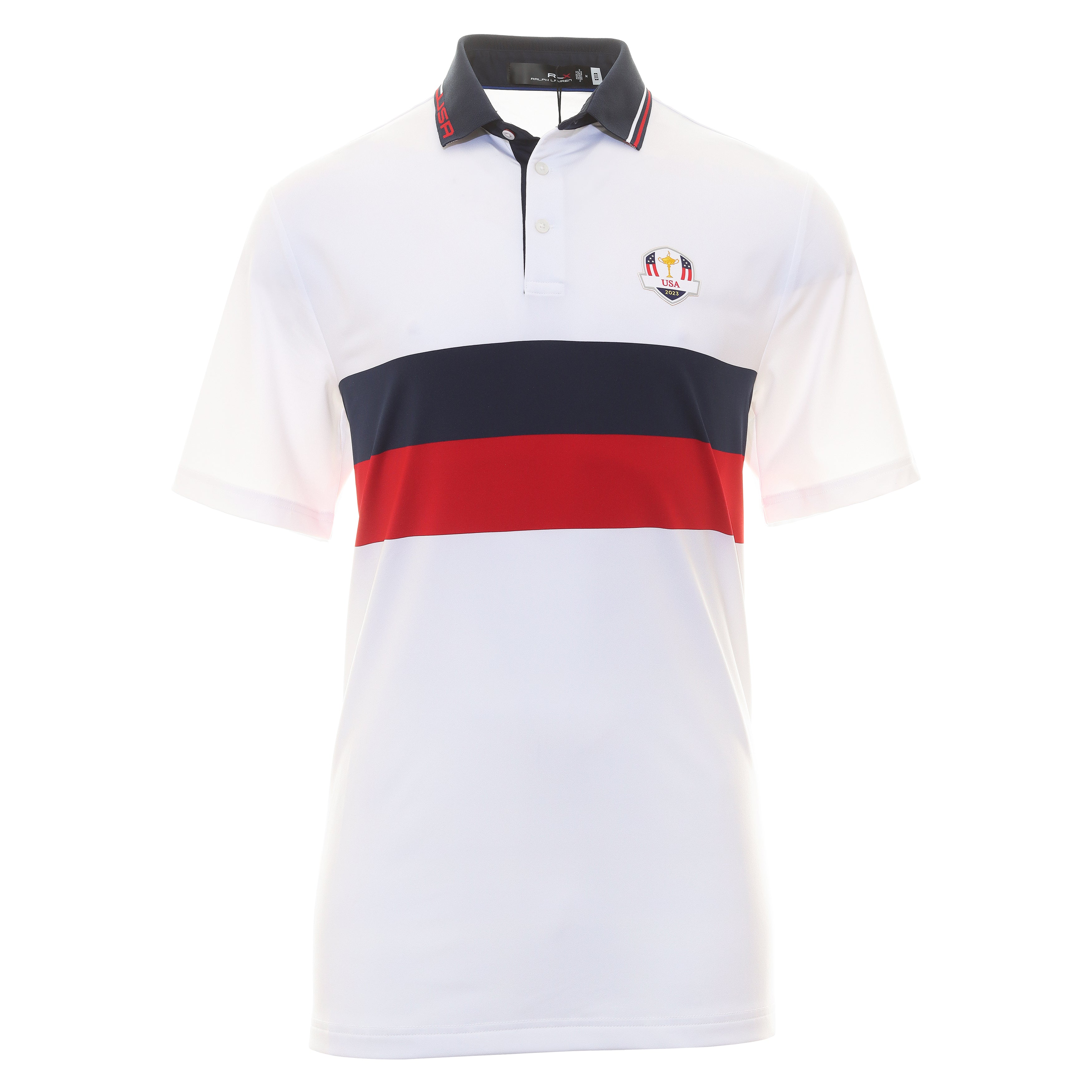 RLX Ralph Lauren Ryder Cup USA Saturday Polo Shirt 785916304 Ceramic ...