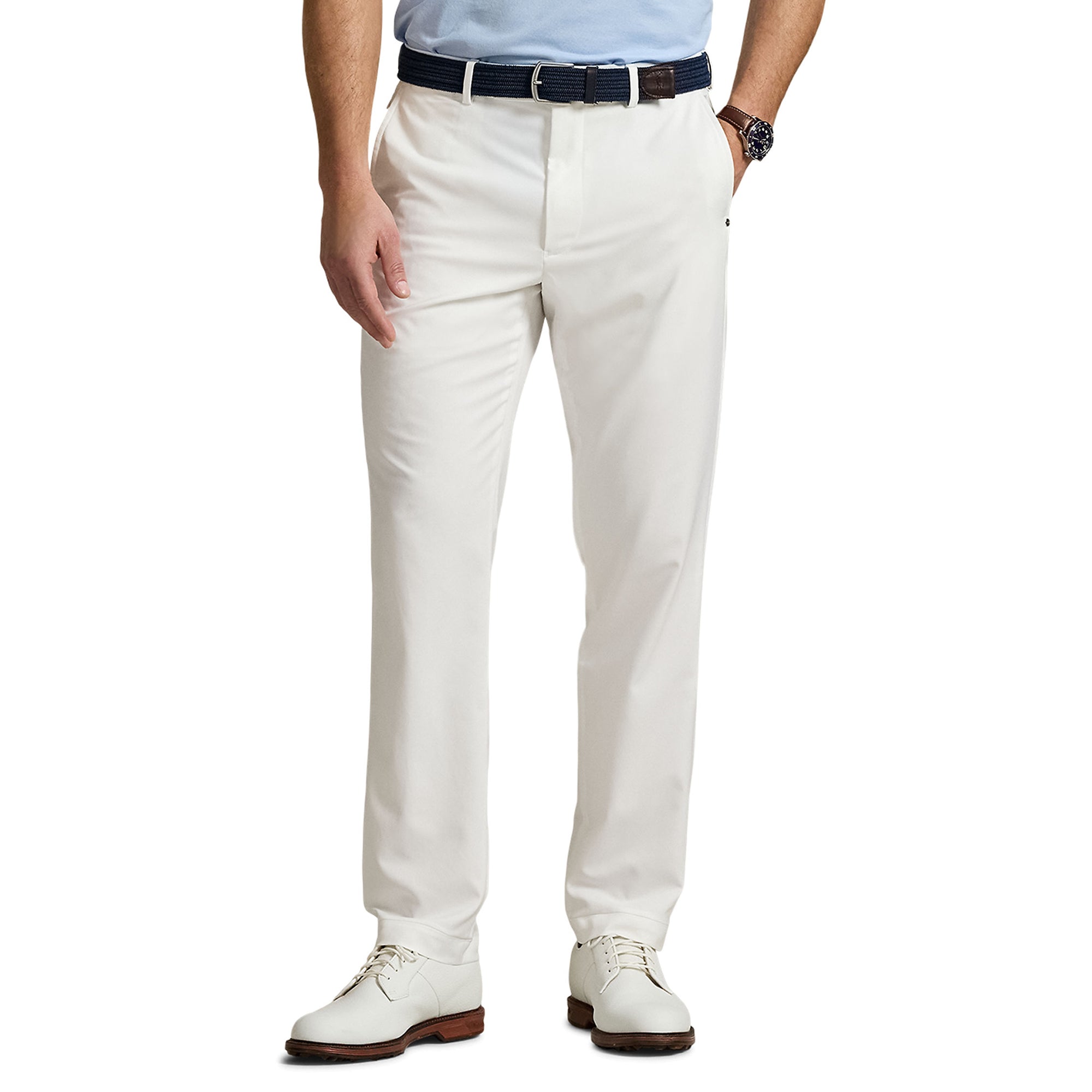 【新品】RLX RALPH LAUREN スリムフィットパンツ 32 白 LAUREN RALPH チノパン スリム フィット ストレッチ チノ パンツ