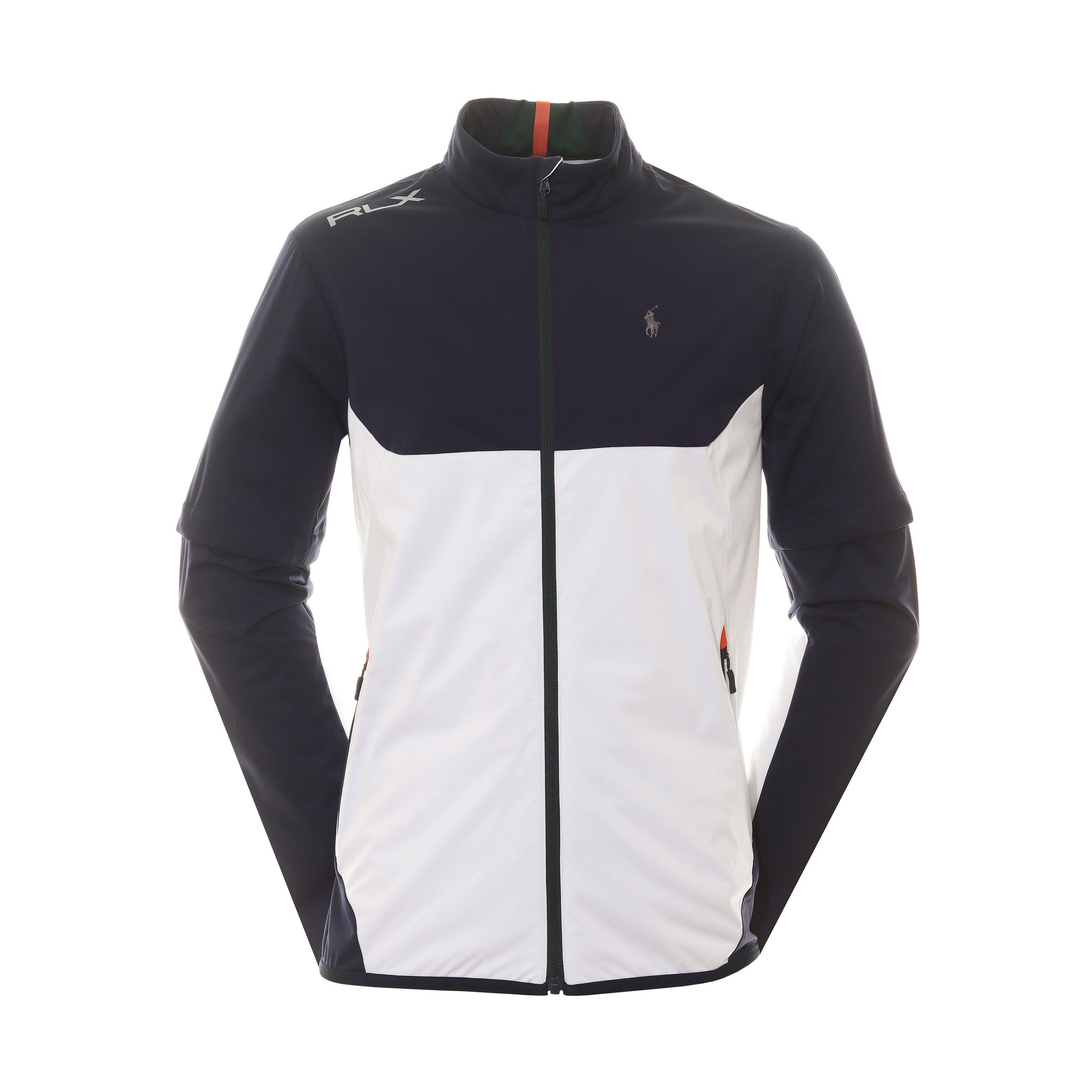 RLX Ralph Lauren Stratus Full Zip 785915646 Ceramic White Multi