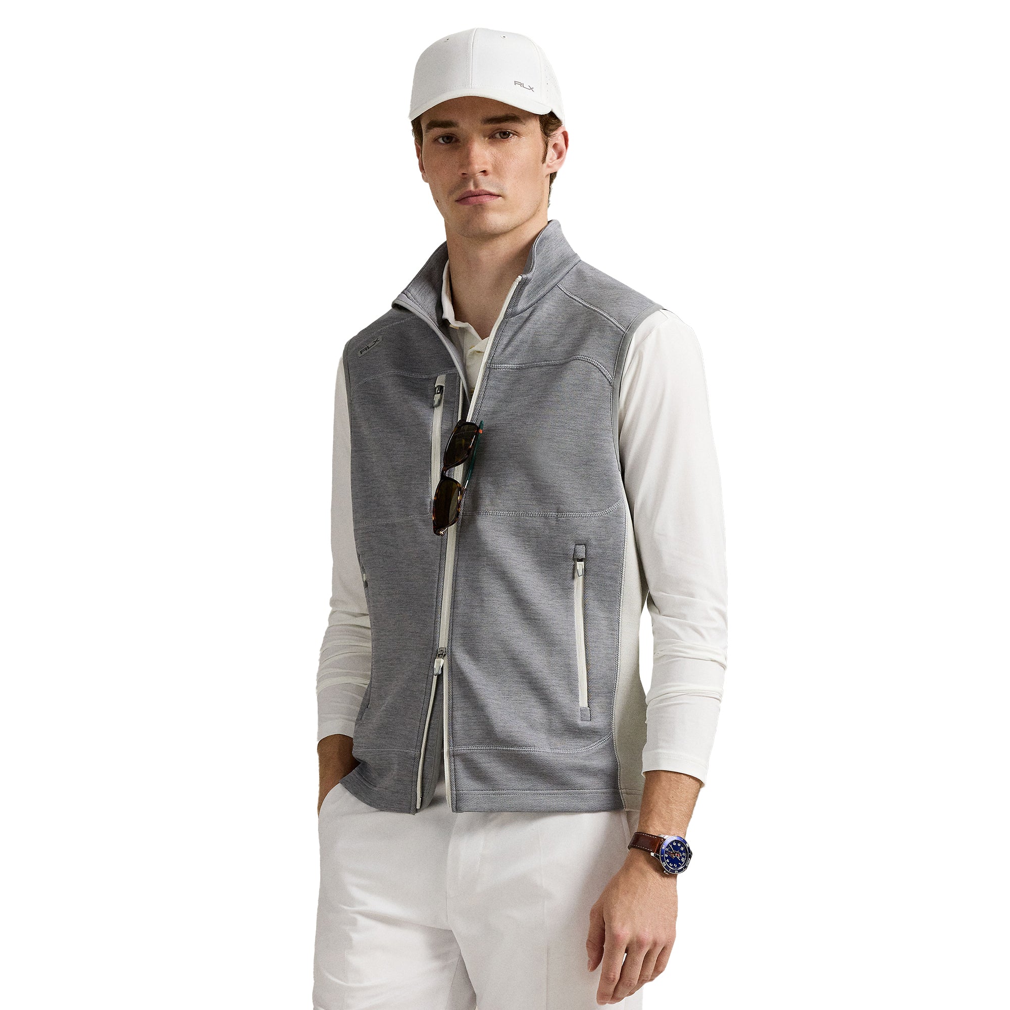 RLX Ralph Lauren Stretch Double Knit Full Zip Vest