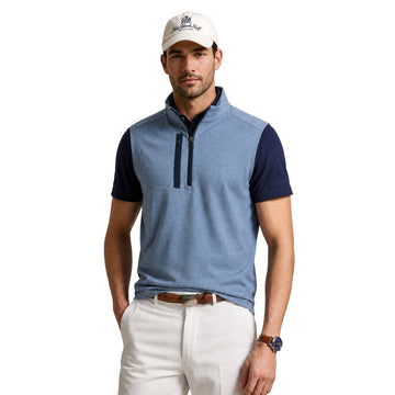 RLX Ralph Lauren Stretch Jersey 1/4 Zip Golf Vest