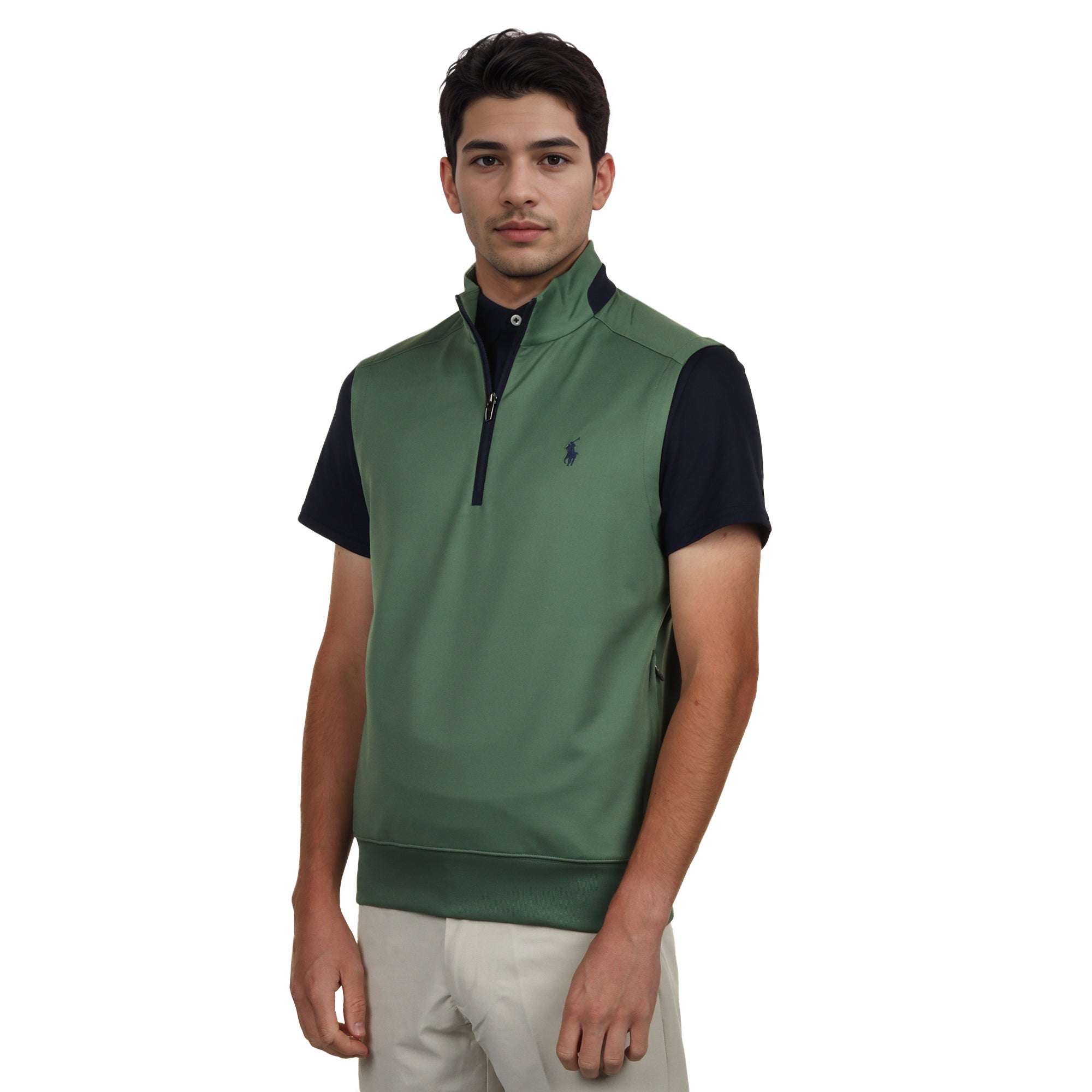 RLX Ralph Lauren Stretch Jersey 1/4 Zip Vest