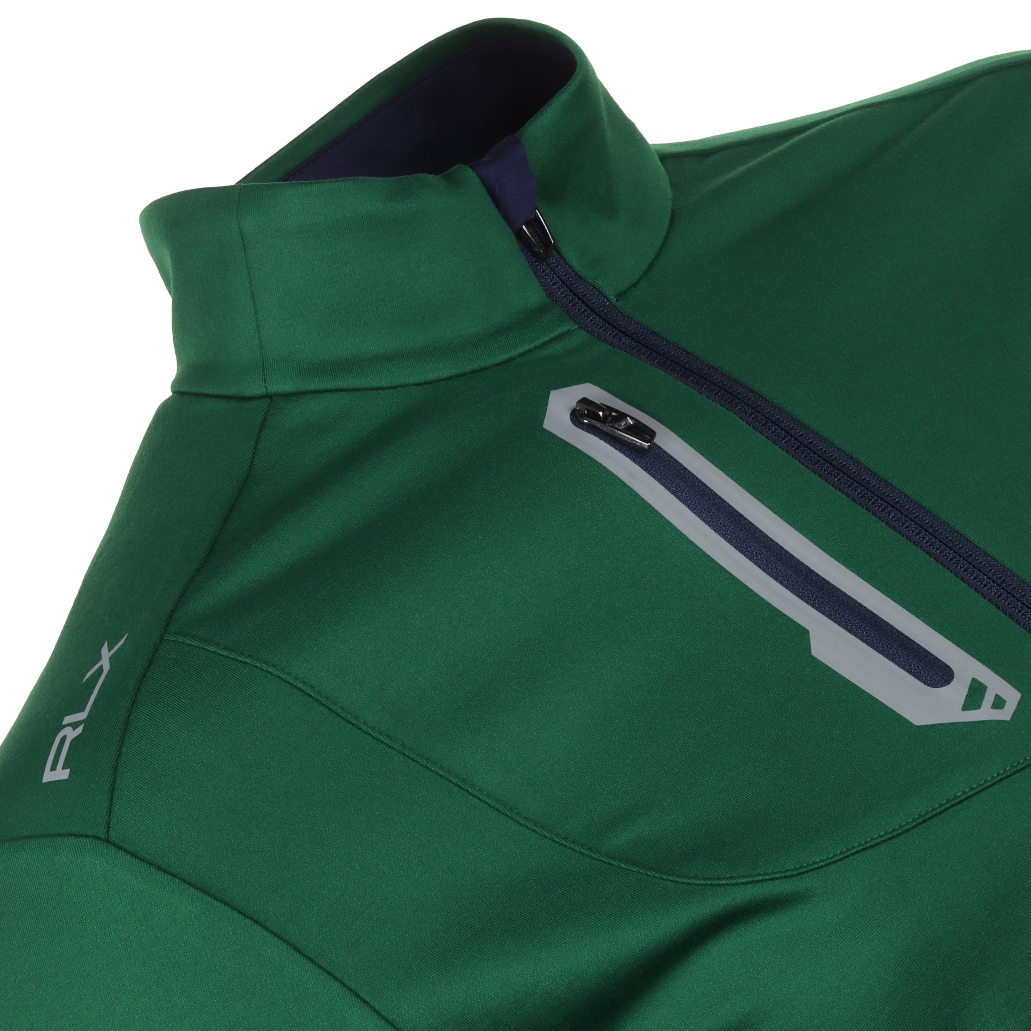 RLX Ralph Lauren Stretch Jersey Half Zip 785A58315 New Forest Refined