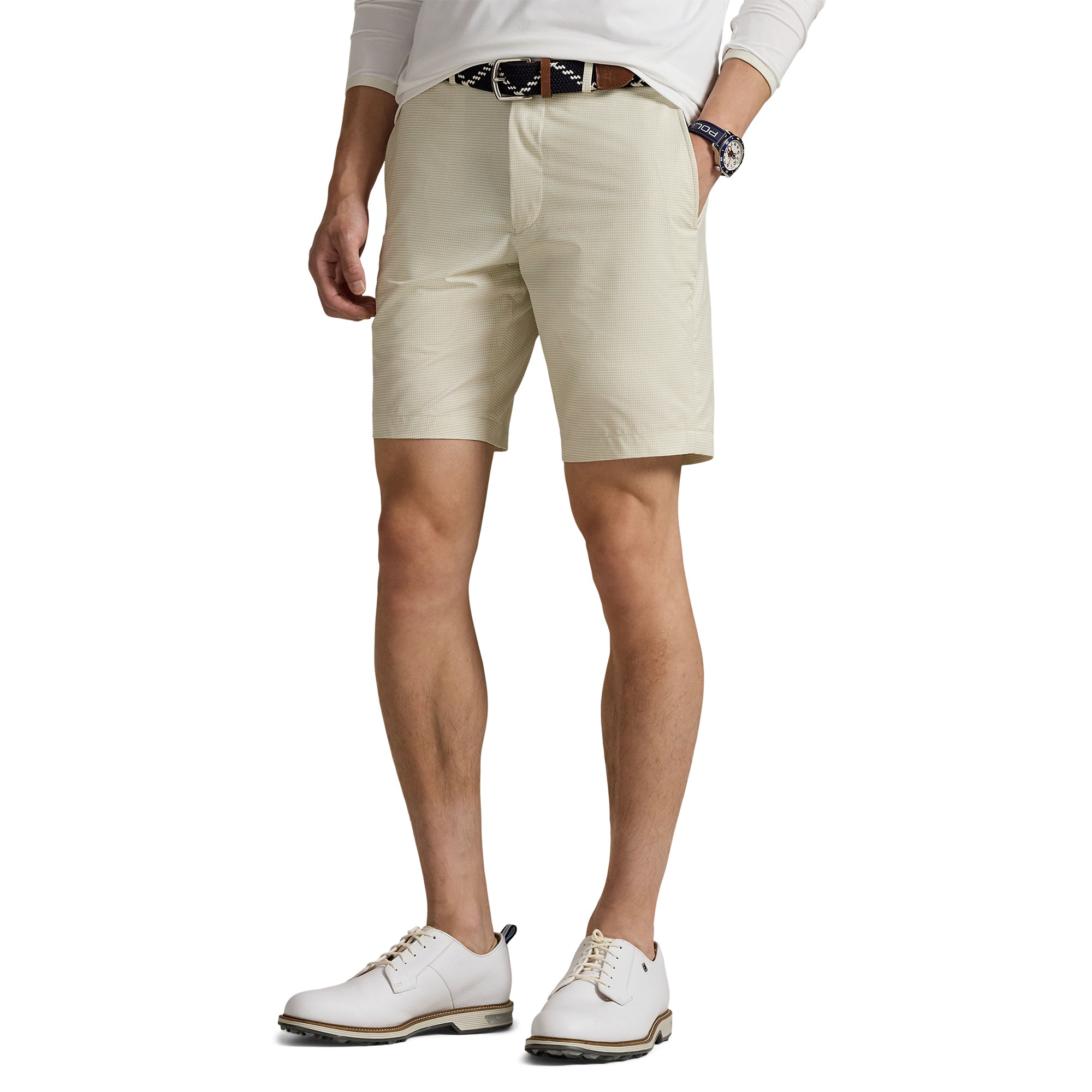 RLX Ralph Lauren Tailored Fit Houndstooth Shorts