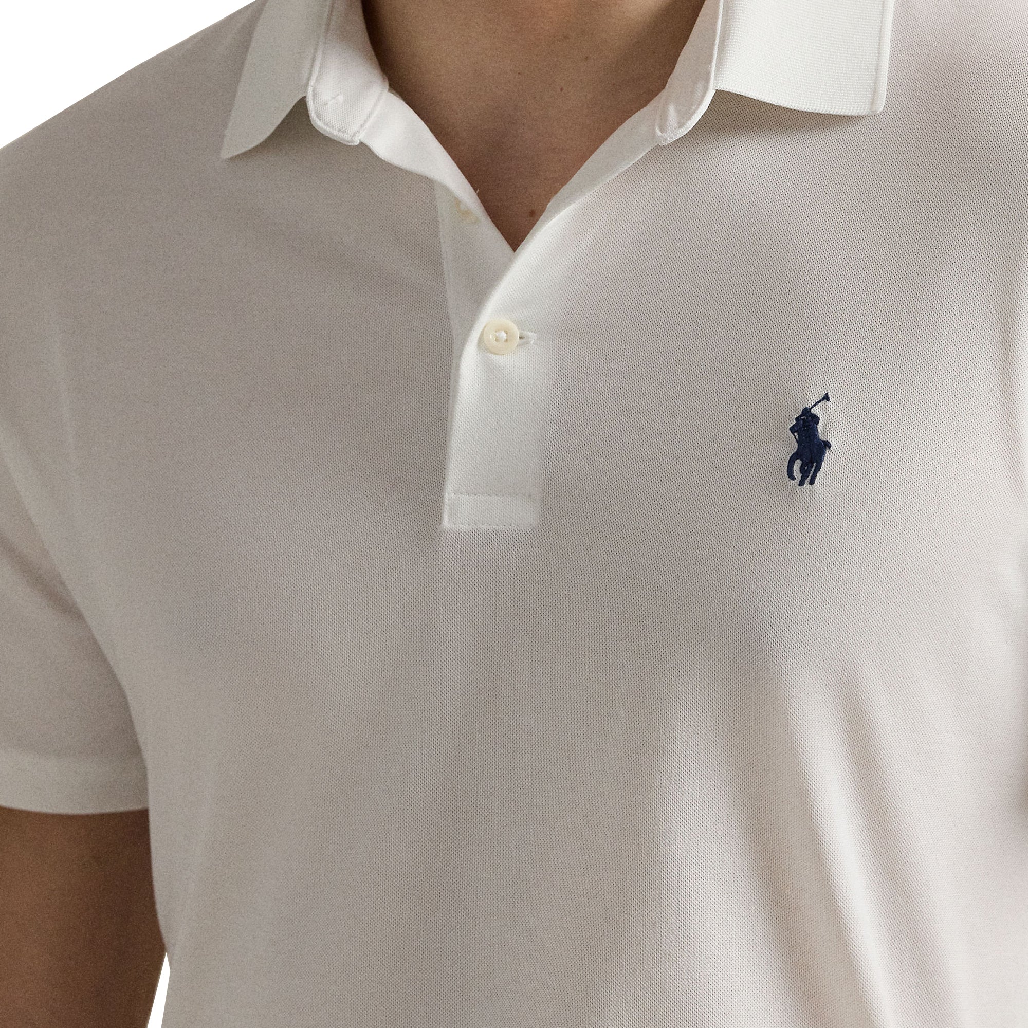 RLX Ralph Lauren Tailored Performance Polo Shirt - Ceramic White 001 ...