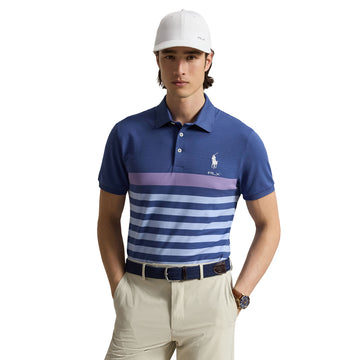 RLX Ralph Lauren Tour Striped Golf Polo Shirt
