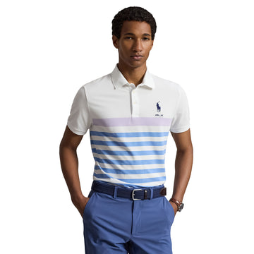 RLX Ralph Lauren Tour Striped Golf Polo Shirt