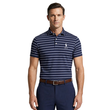 RLX Ralph Lauren Tour Striped Golf Polo Shirt