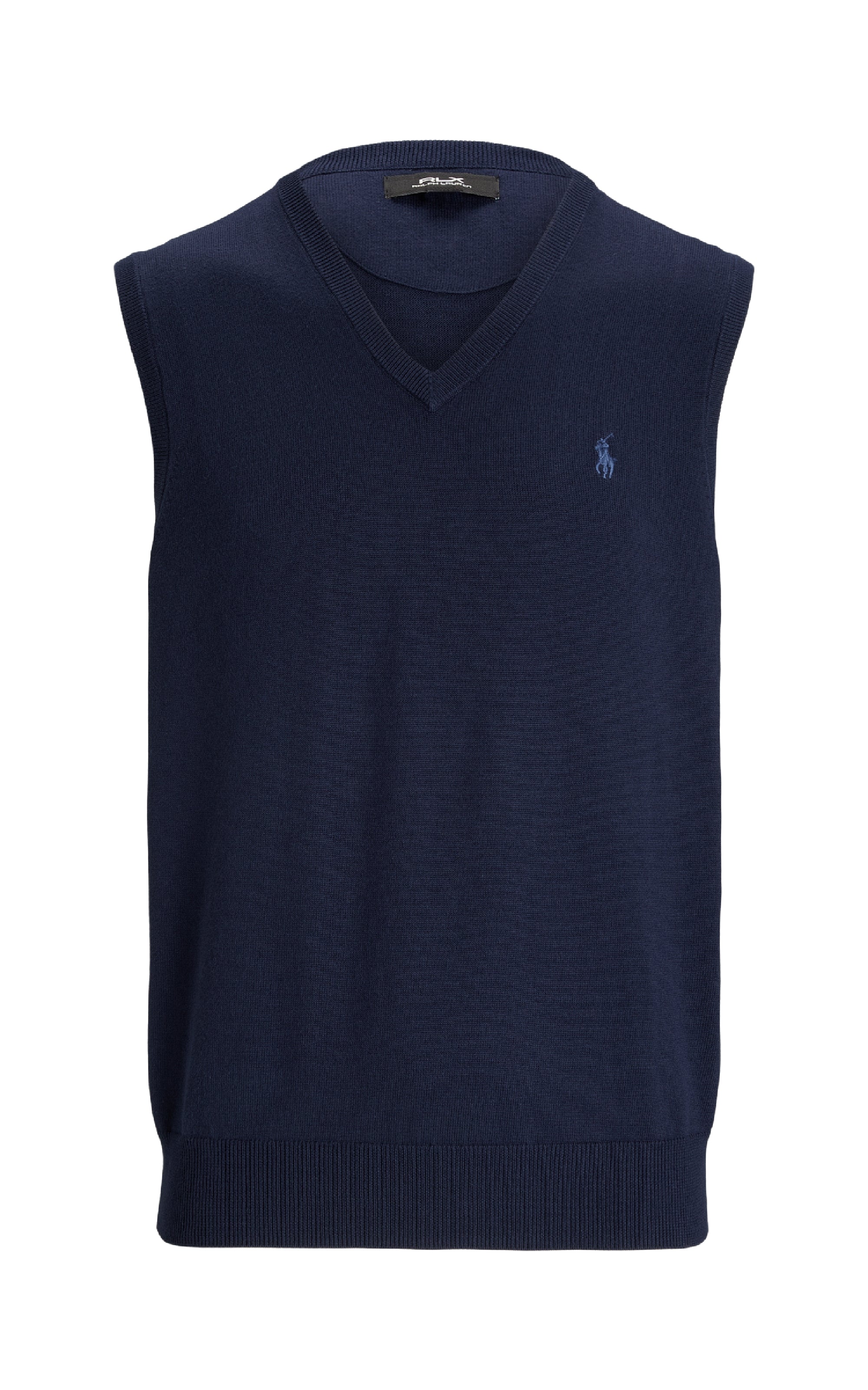 RLX Ralph Lauren Sweater V-Neck Vest - Refined Navy - 785931318