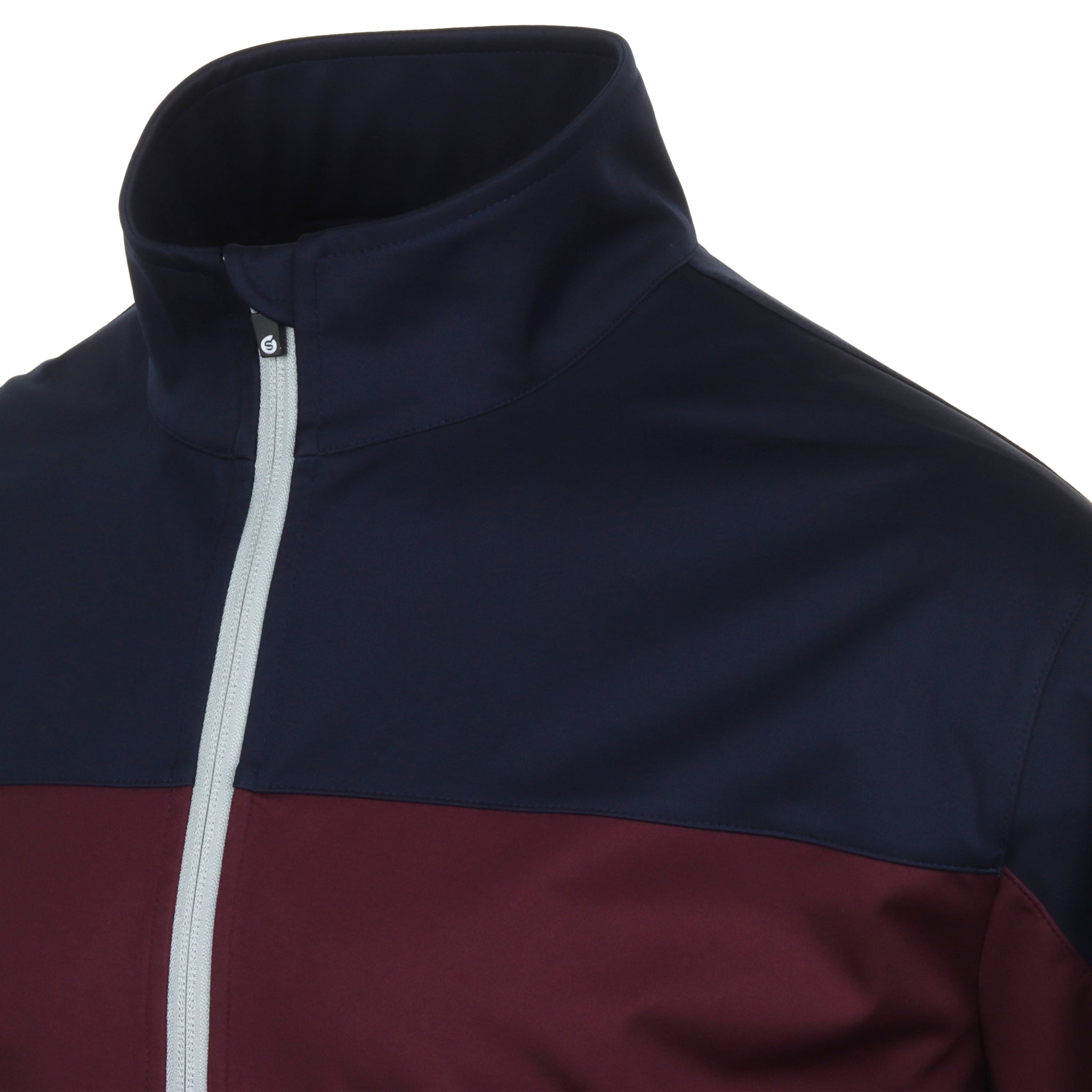 Sunderland Golf Cortina Zip Windshirt Mulberry/Navy/Silver