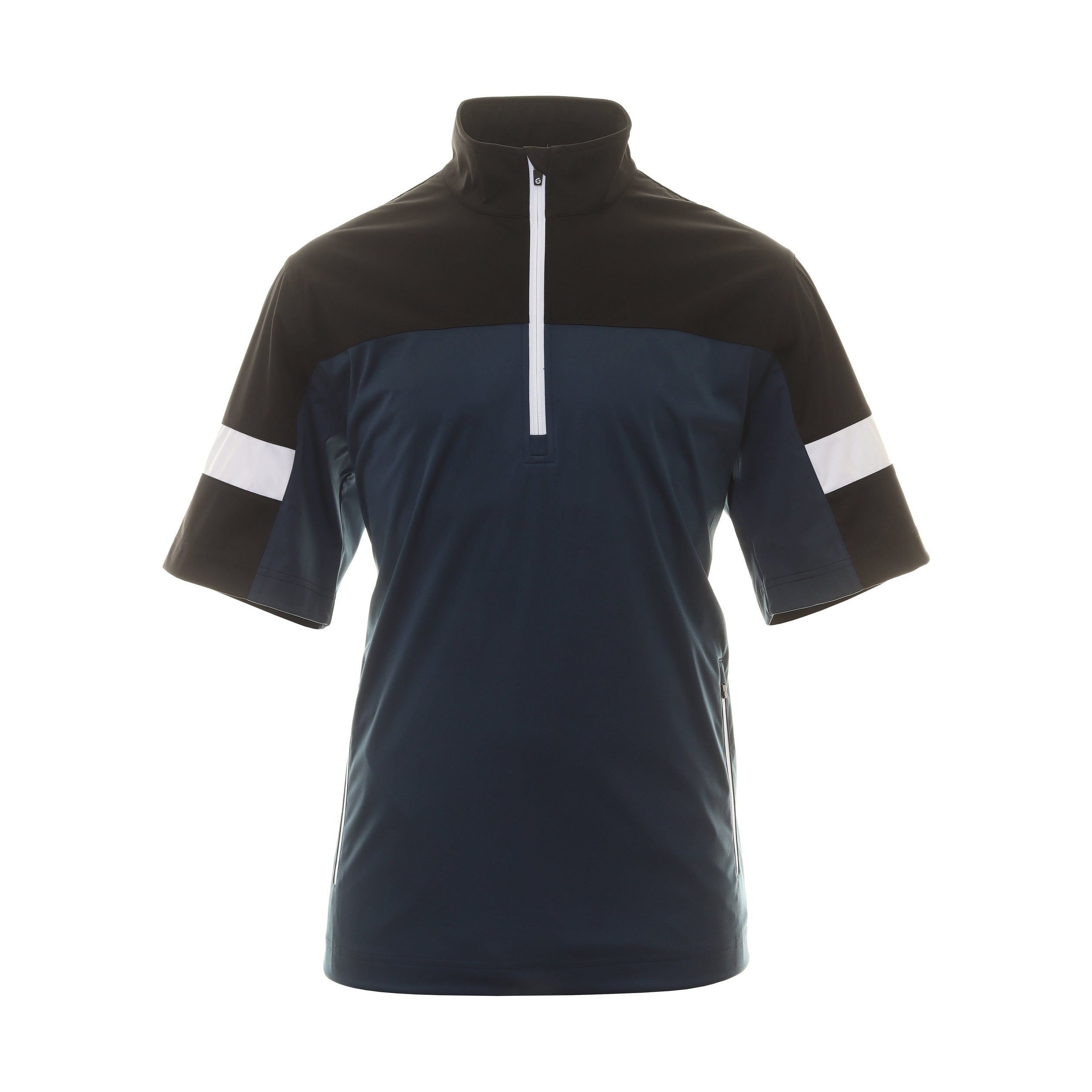Sunderland Golf Cortina Zip Windshirt - Electric Blue/Black