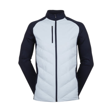 Sunderland Golf Davos Padded Jacket Silver/Navy