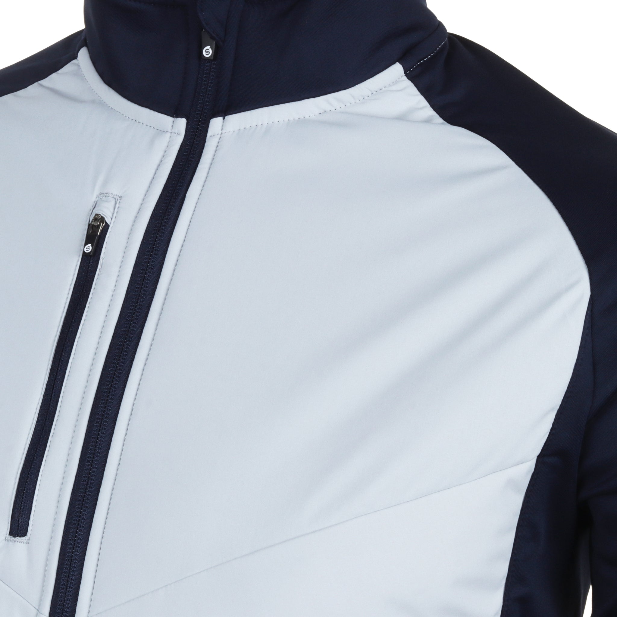 Sunderland Golf Davos Padded Jacket Silver/Navy