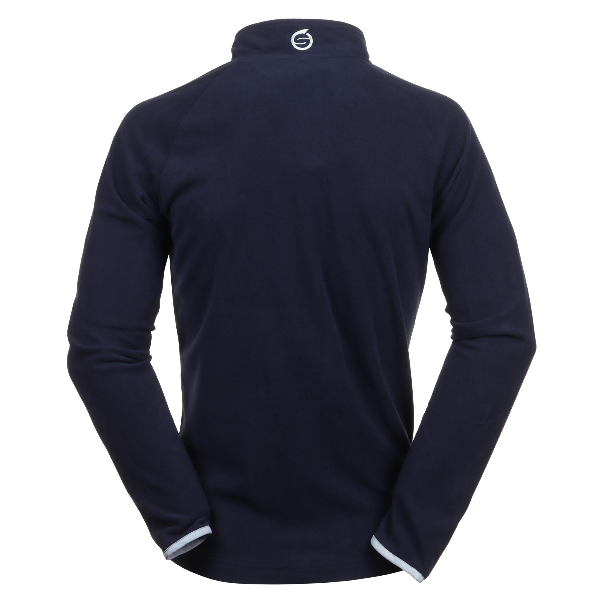 Sunderland Golf Sahara Fleece Zip Top Navy/Mulberry Camo/Silver