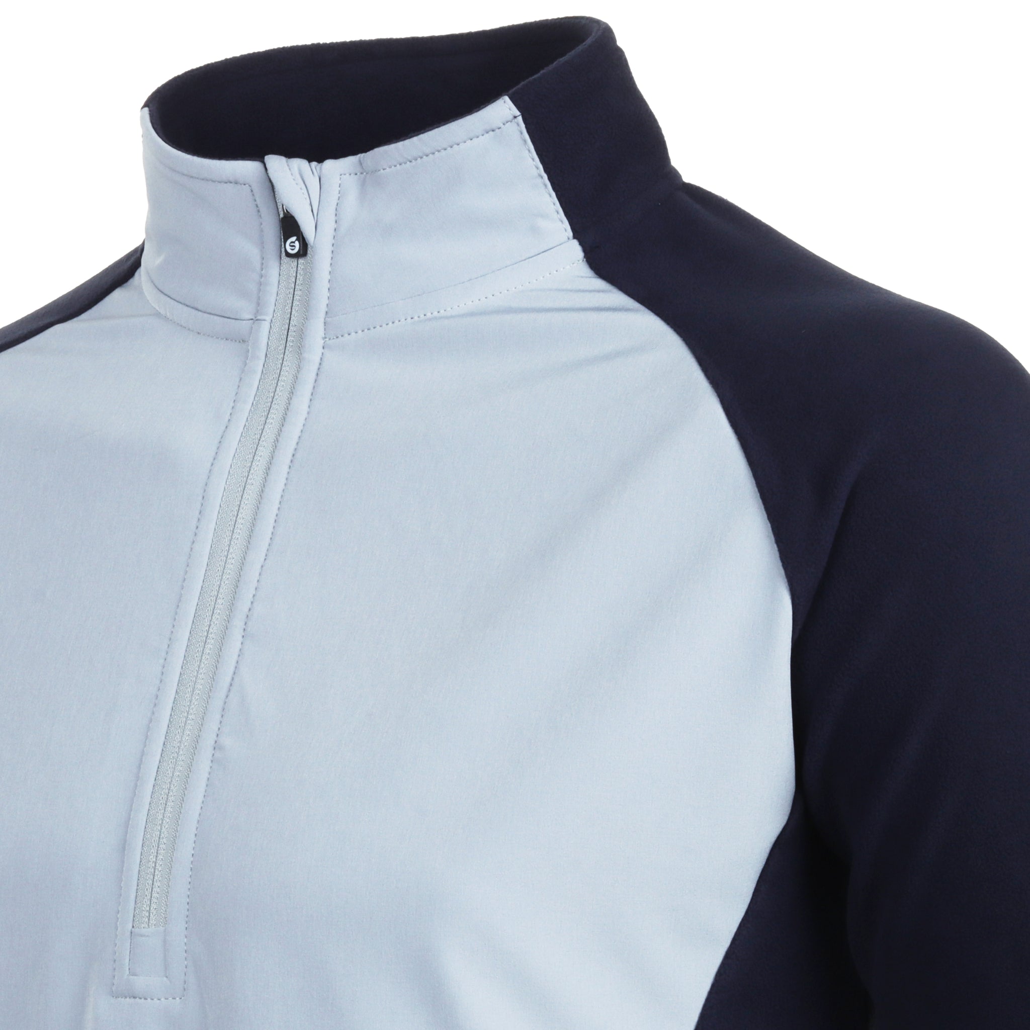 Sunderland Golf Sahara Fleece Zip Top Navy/Silver
