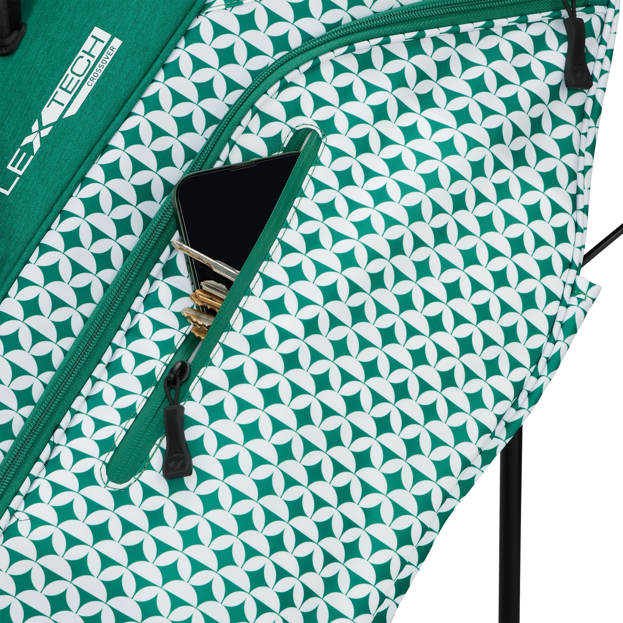 TaylorMade FlexTech Crossover Stand Golf Bag - Heritage Icon Green ...