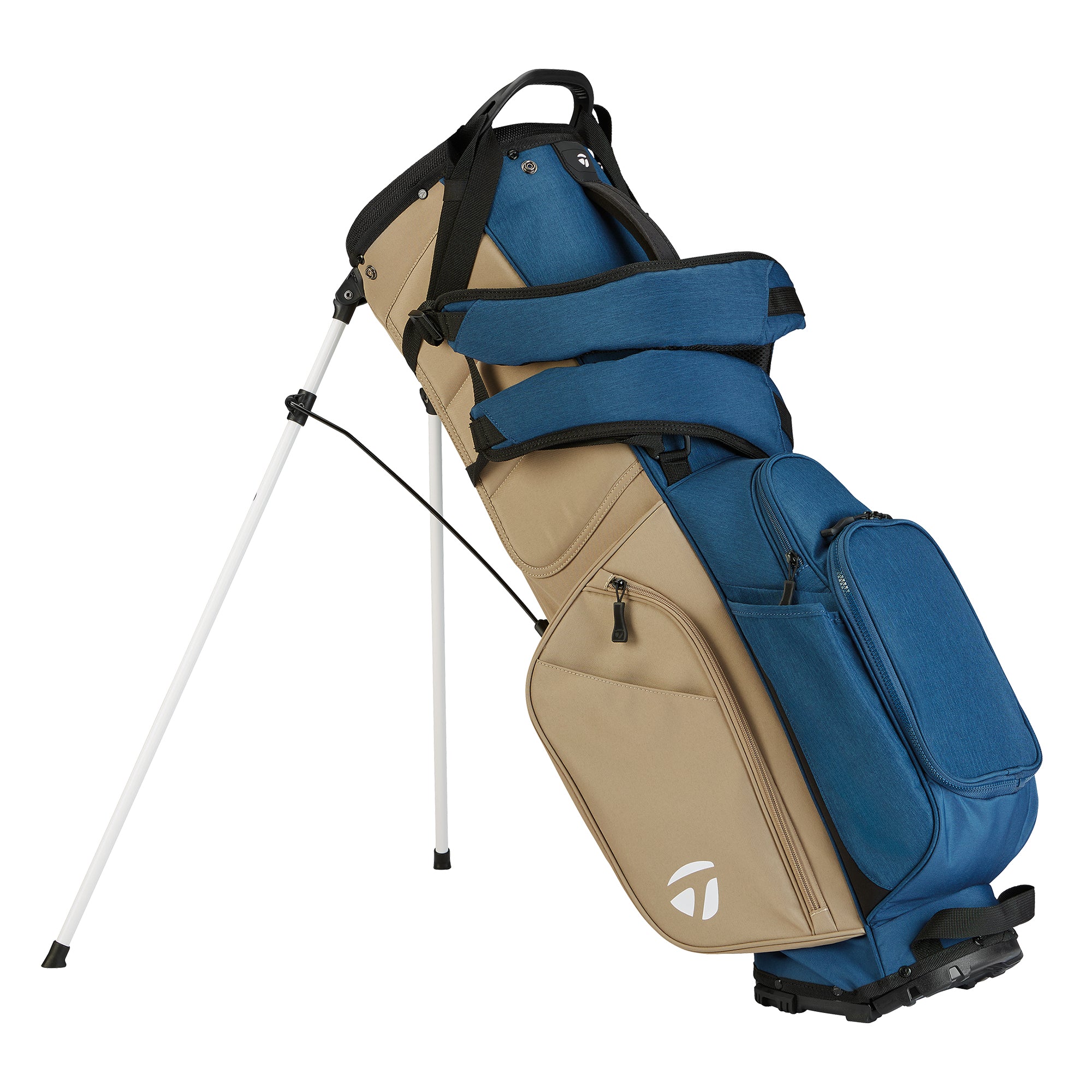 TaylorMade FlexTech Stand Golf Bag Navy/Tan